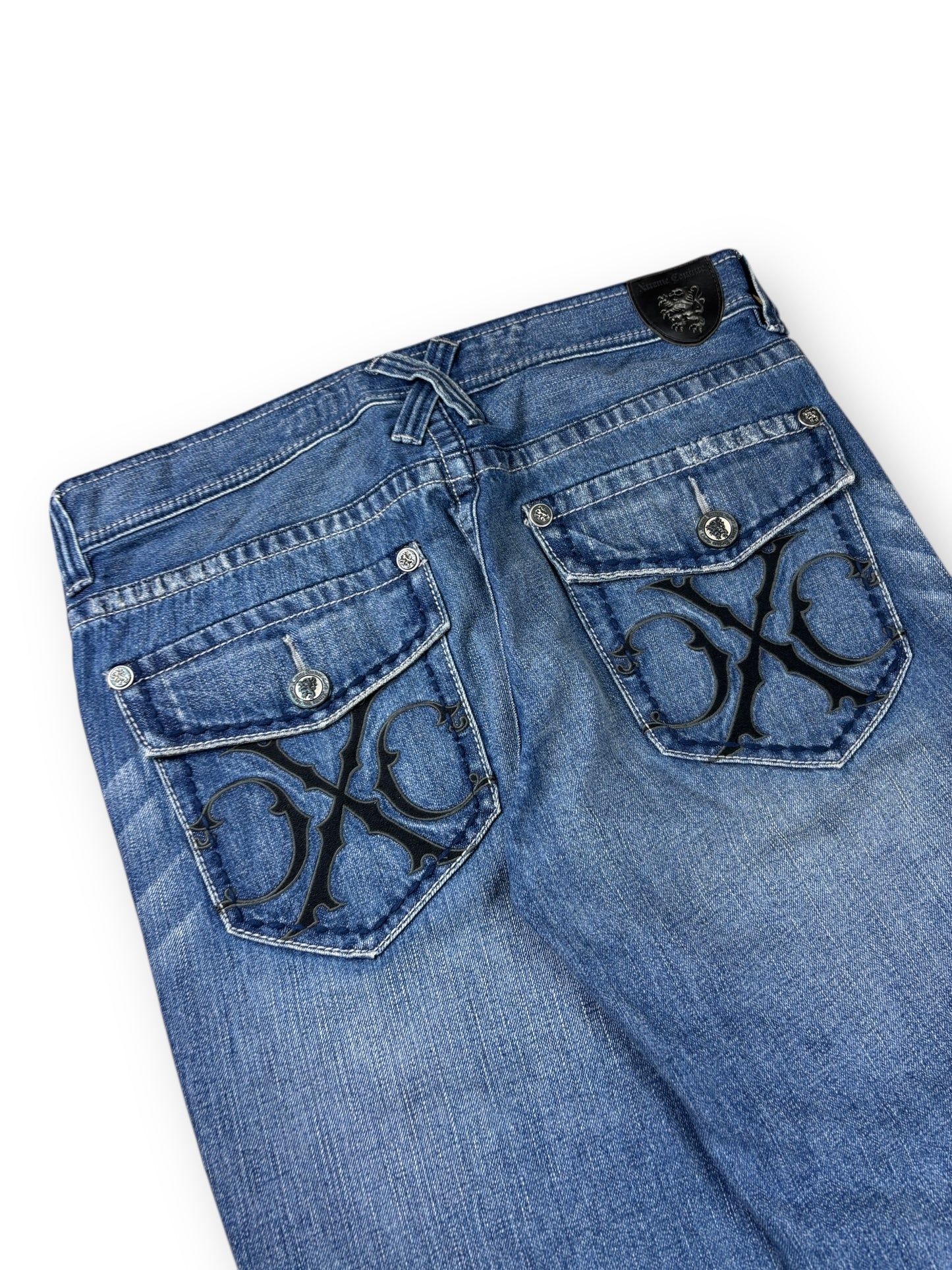 Deadstock 2000s Extreme Couture baggy jeans - 36x34
