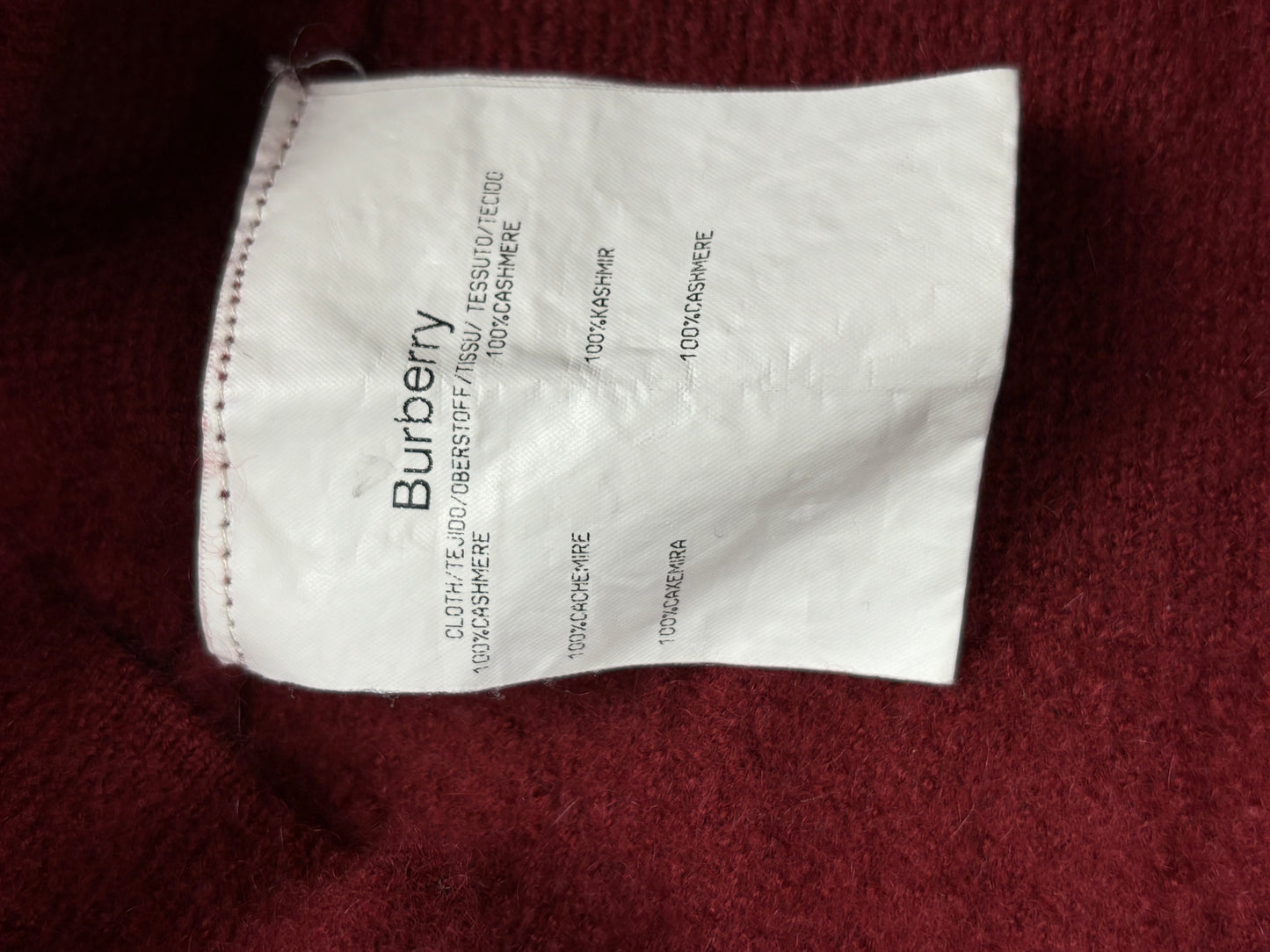 1990s Burberrys 100% Cashmere sweater - 38