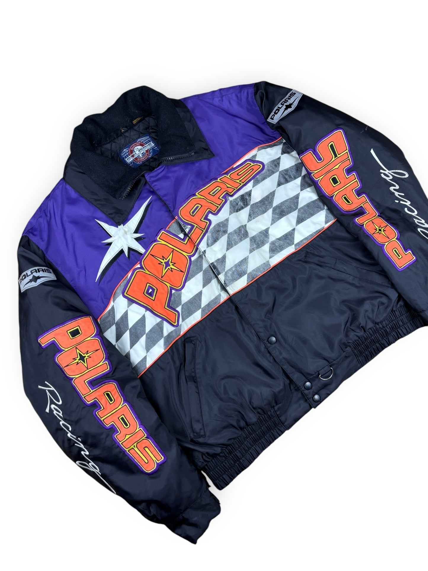1990s Vintage Polaris racing jacket - L