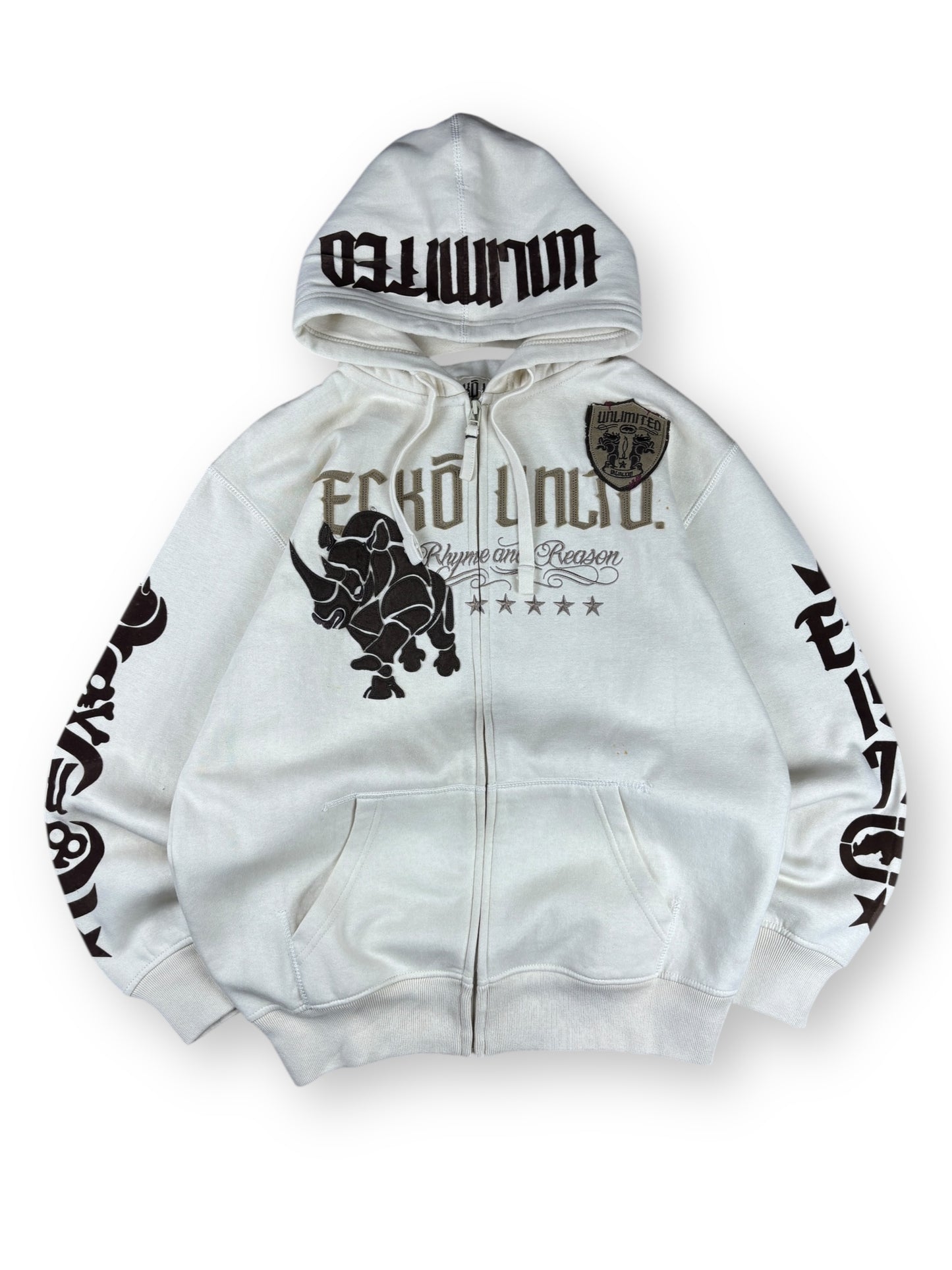 Deadstock 2000s Ecko Unltd zipped hoodie - M
