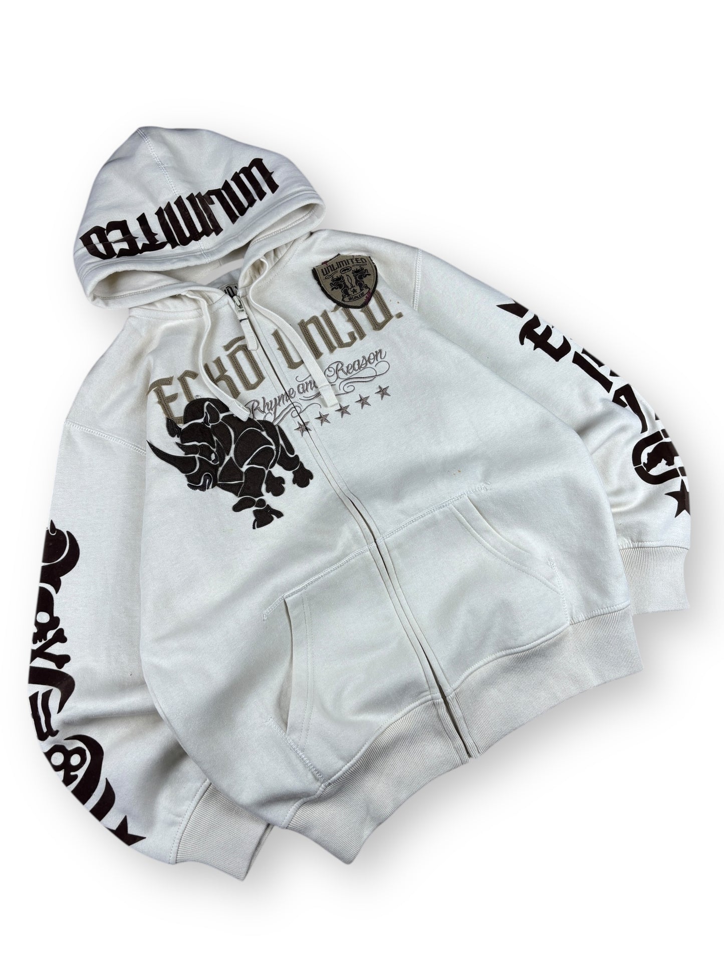 Deadstock 2000s Ecko Unltd zipped hoodie - M