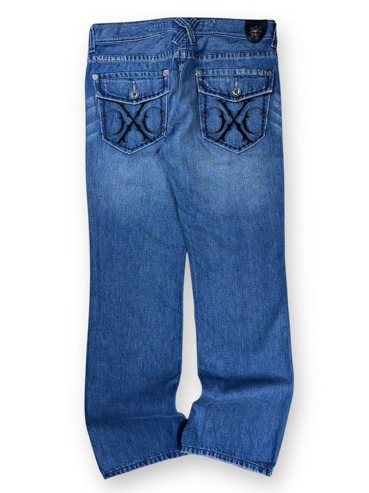Deadstock 2000s Extreme Couture baggy jeans - 36x34