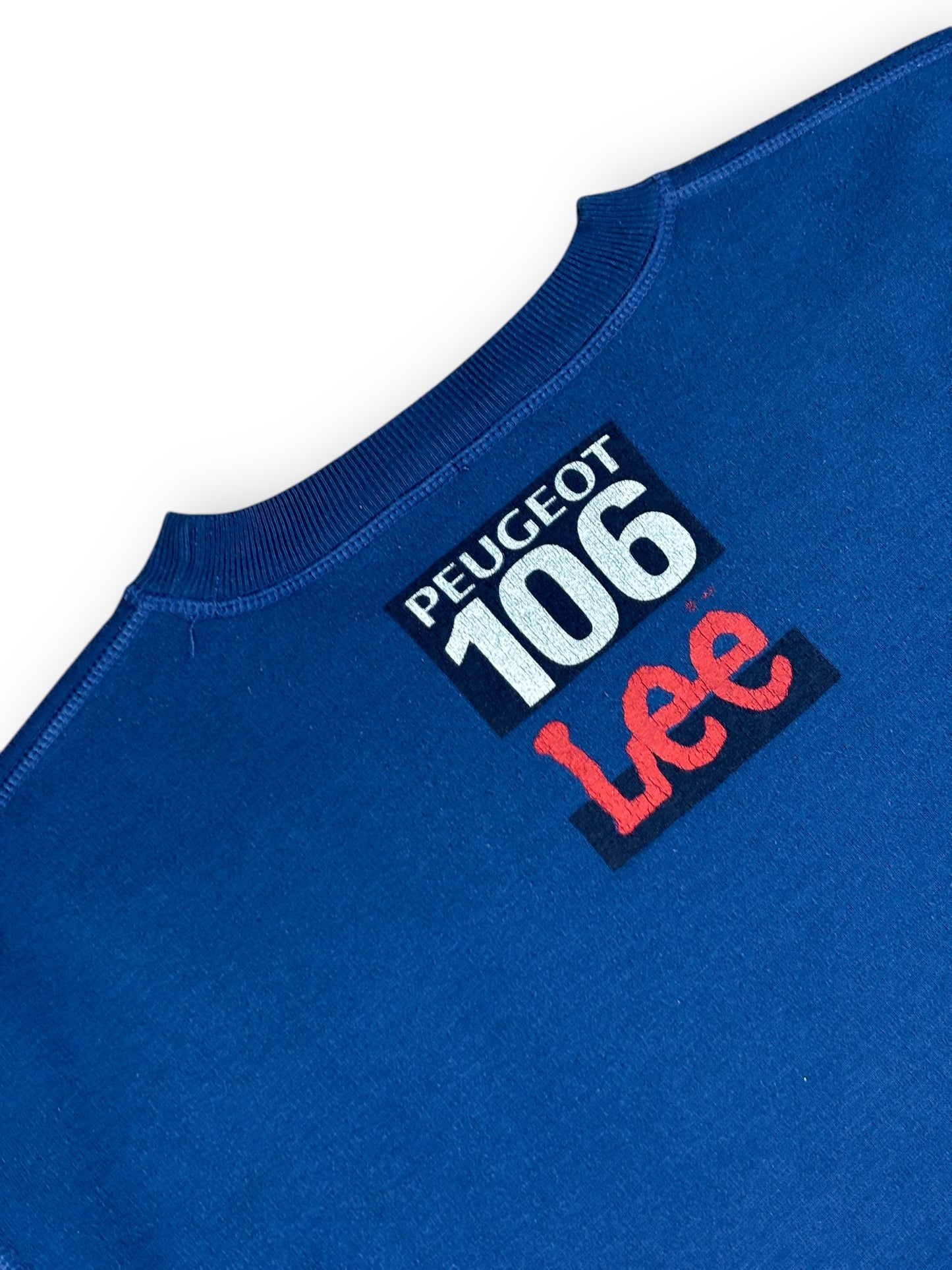 1990s Lee x Peugeot 106 sanforized crewneck made in USA - L