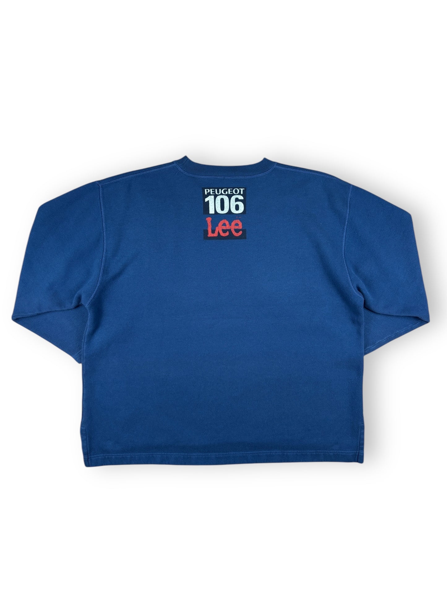 1990s Lee x Peugeot 106 sanforized crewneck made in USA - L