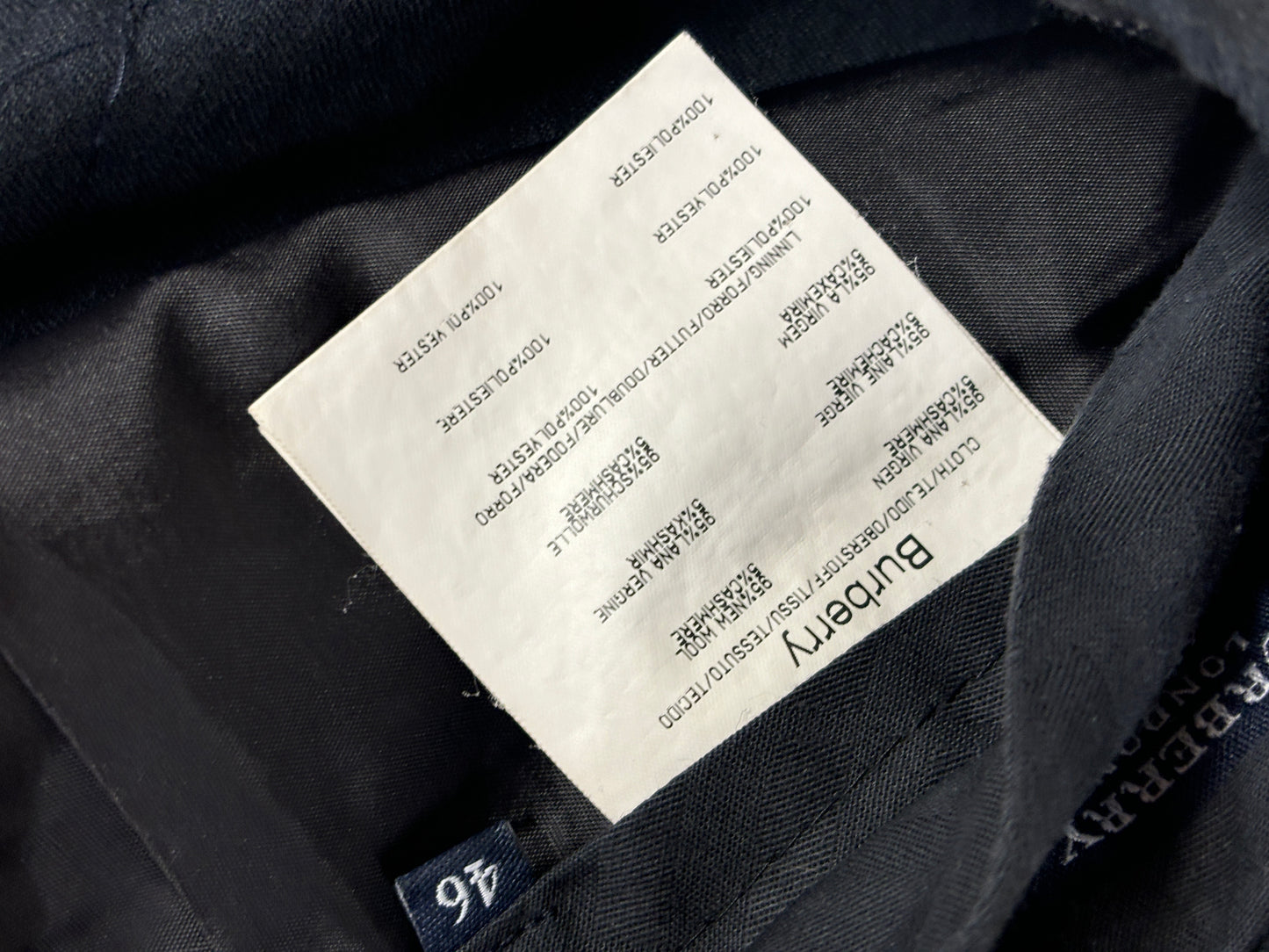 1990s Burberrys wool pants - 34