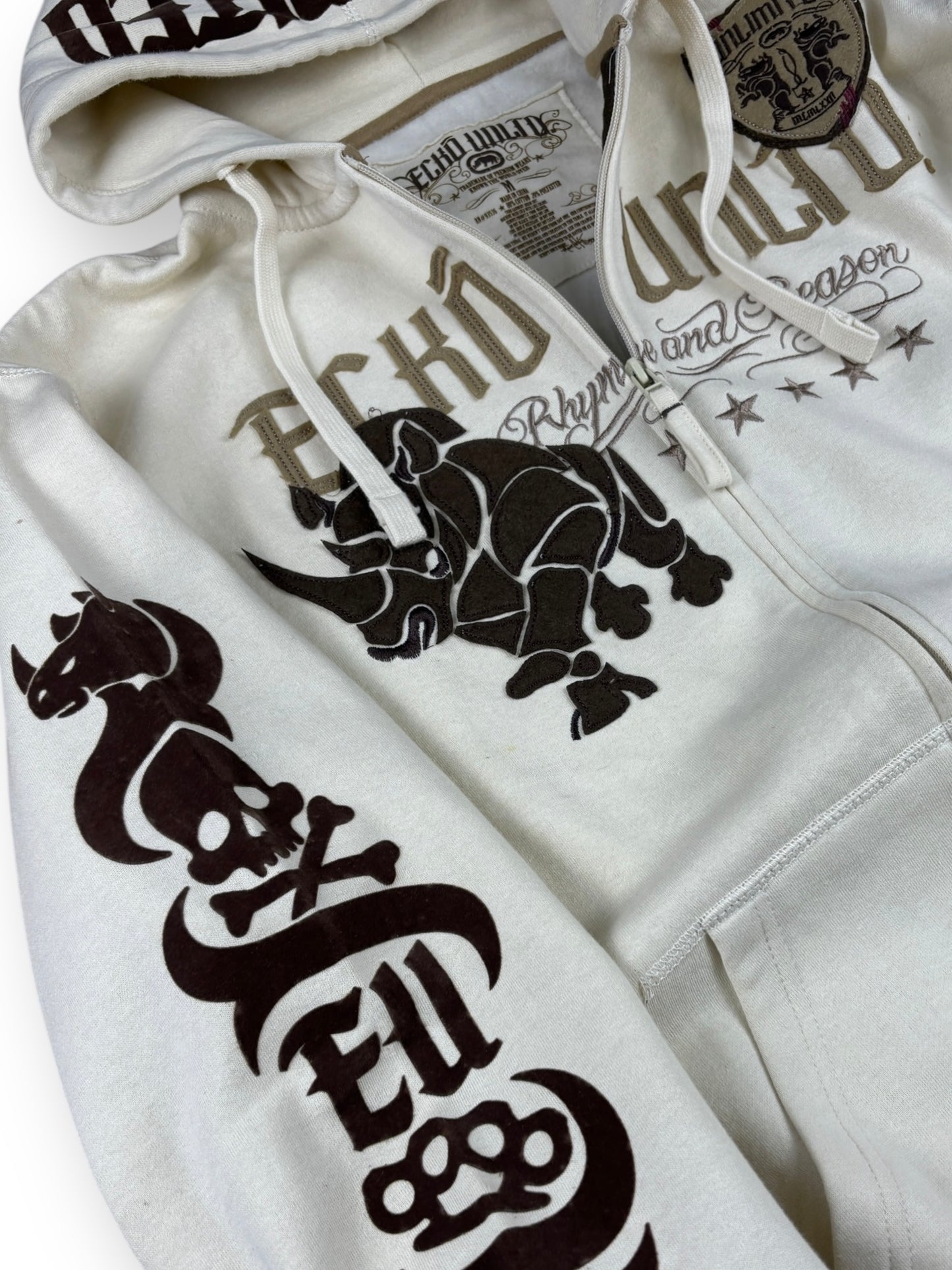 Deadstock 2000s Ecko Unltd zipped hoodie - M