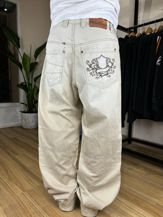 2000s Wrung baggy pants - 34