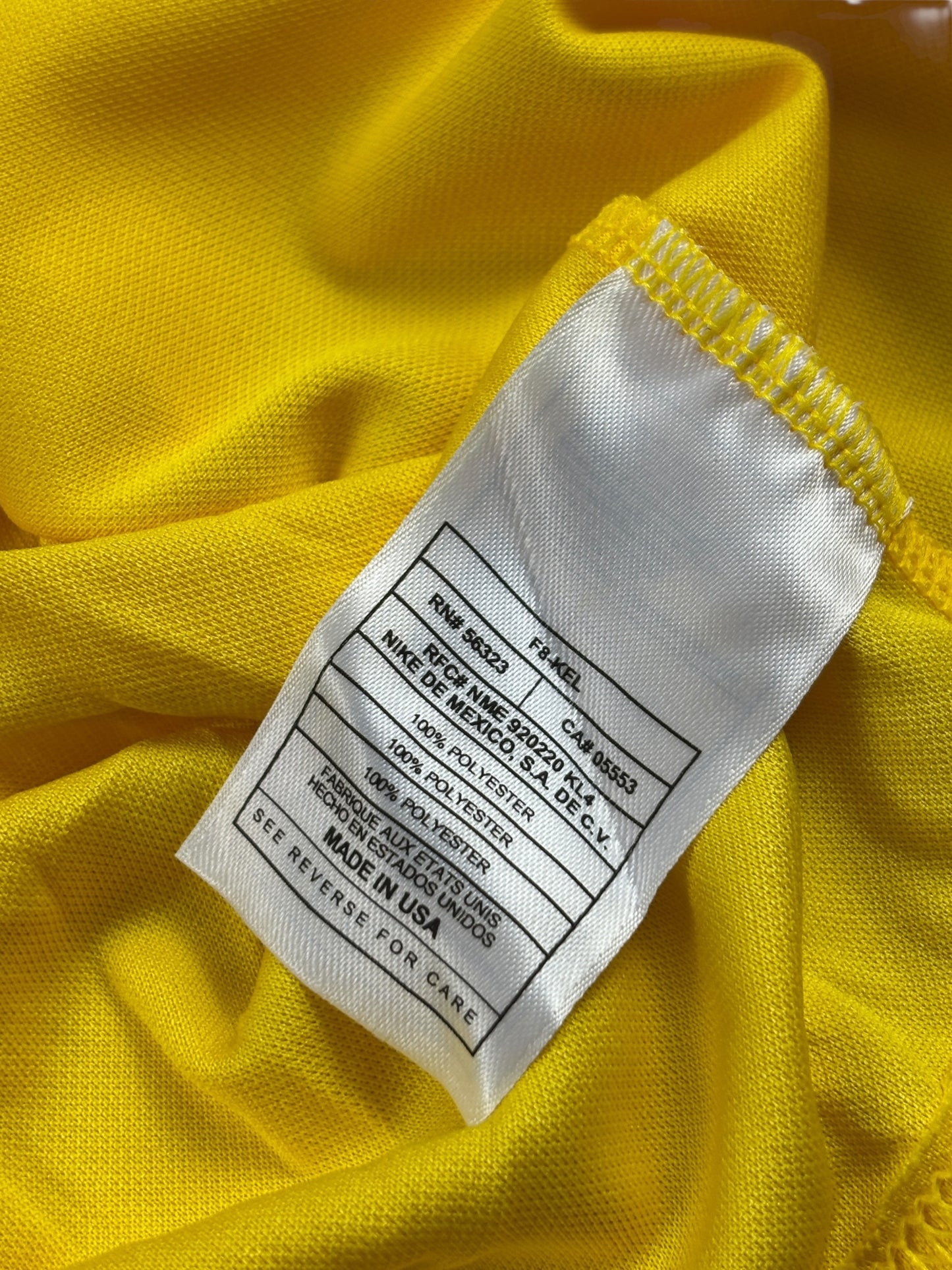 Deadstock 1990s Nike x Ronaldo Dri-fit shirt - M