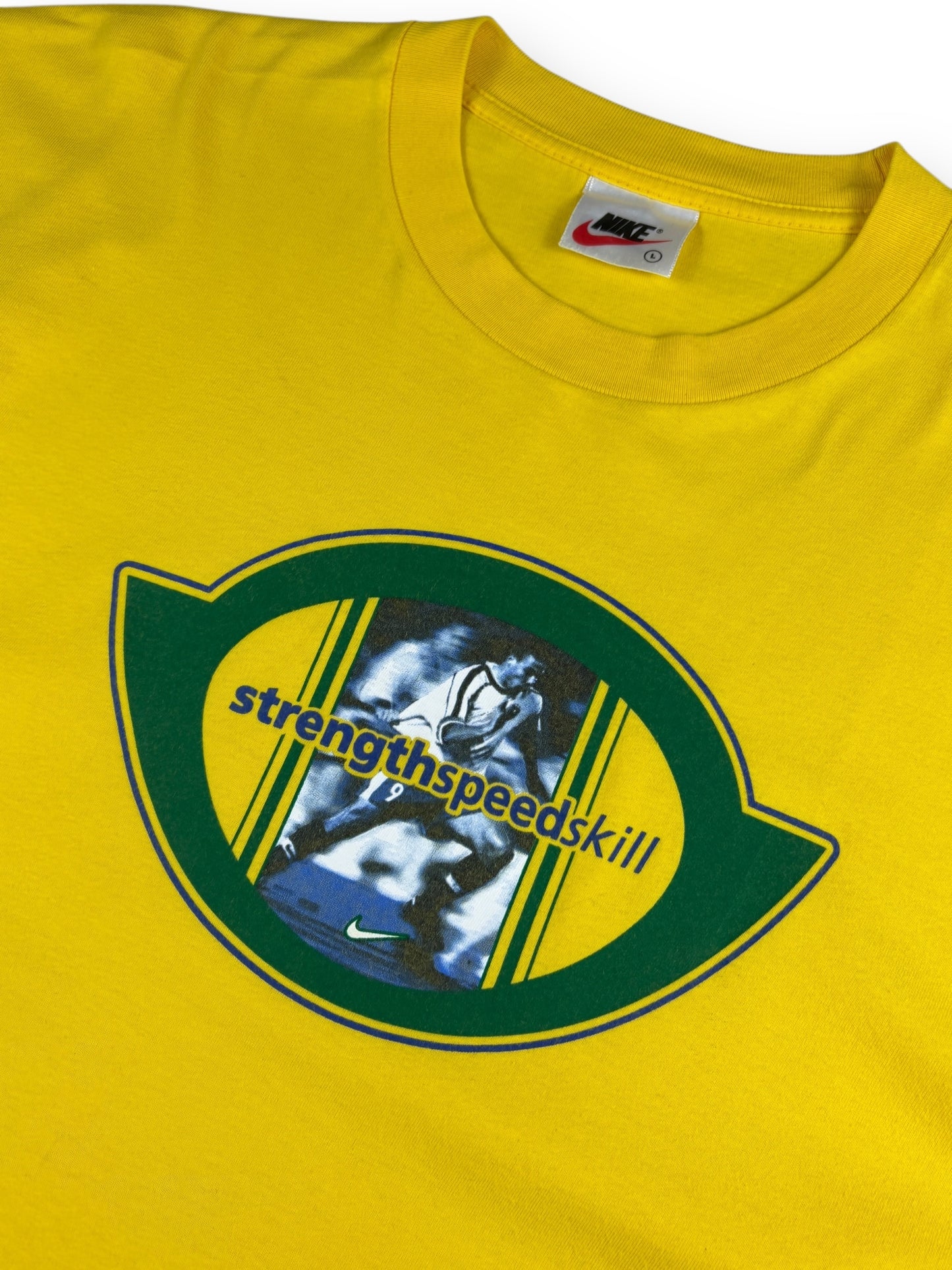 1990s Nike x Ronaldo graphic shirt - L