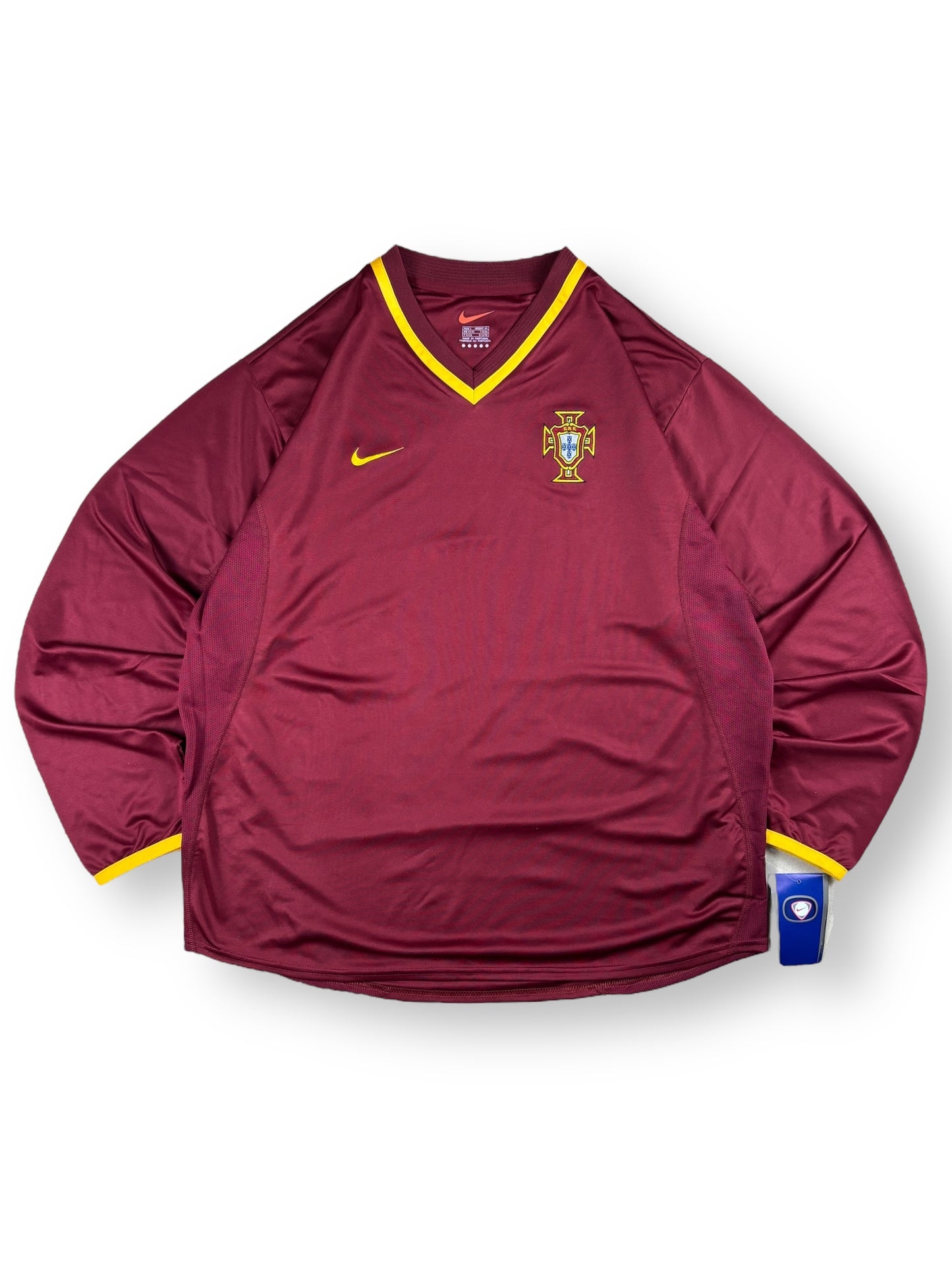 Deadstock 2000/02 Portugal Nike Alpha Project longsleeve home shirt  - L