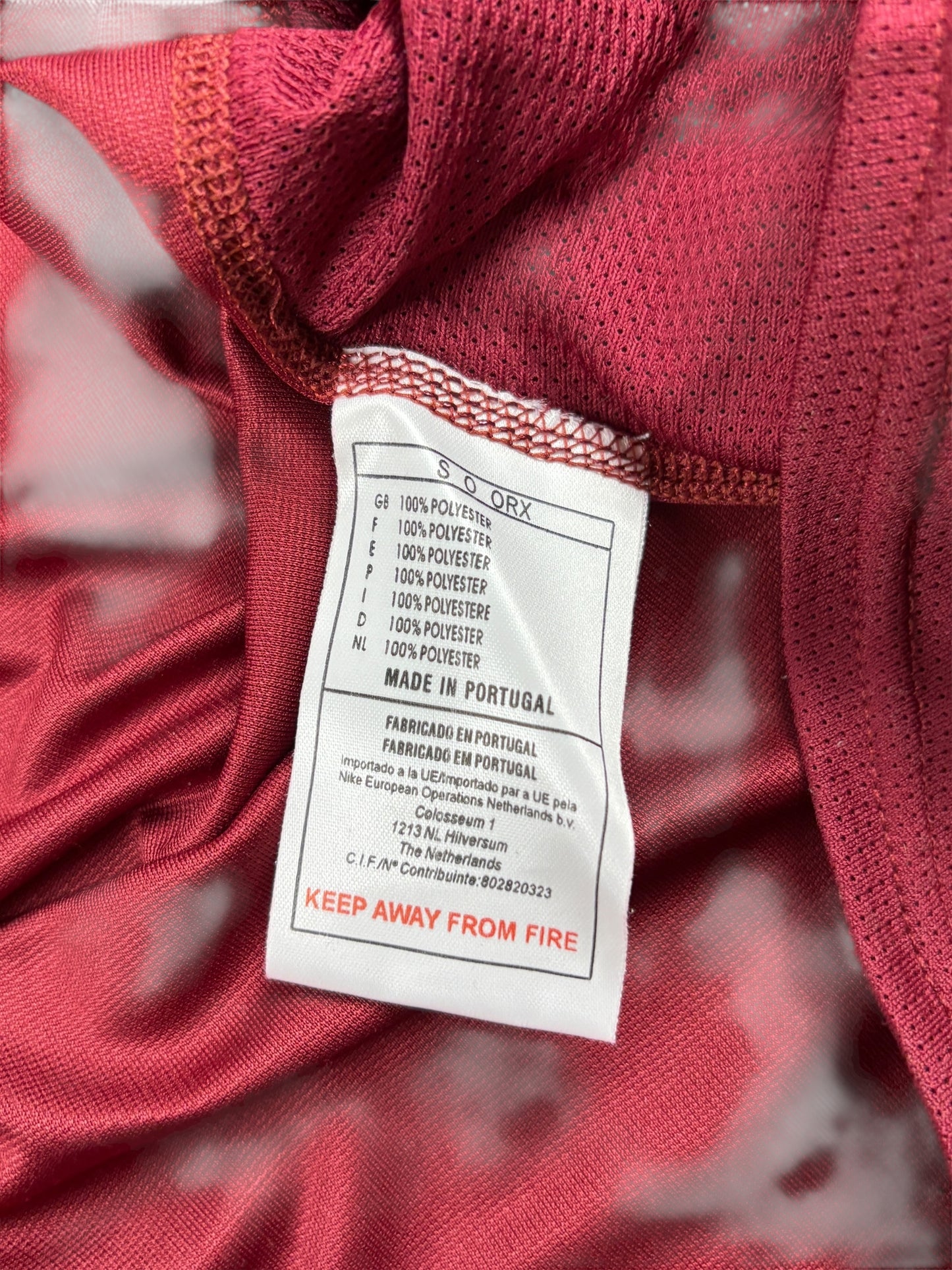 Deadstock 2000/02 Portugal Nike Alpha Project longsleeve home shirt  - L