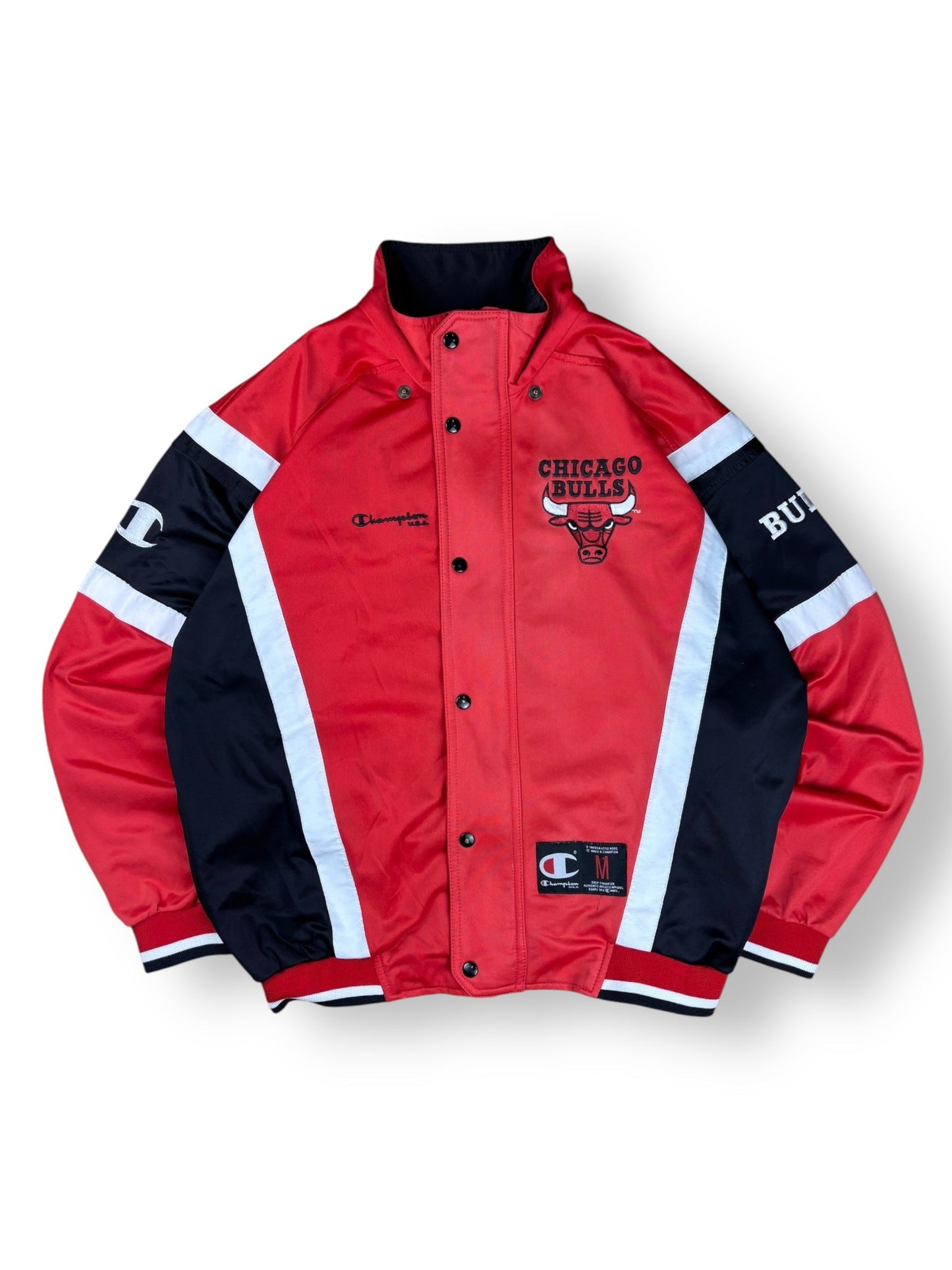 1990s Chicago Bulls embroidered trackjacket - M