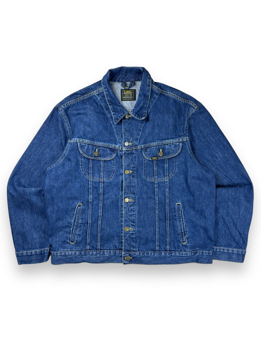 1990s Lee Sanforized Made in USA denim jacket - XXL