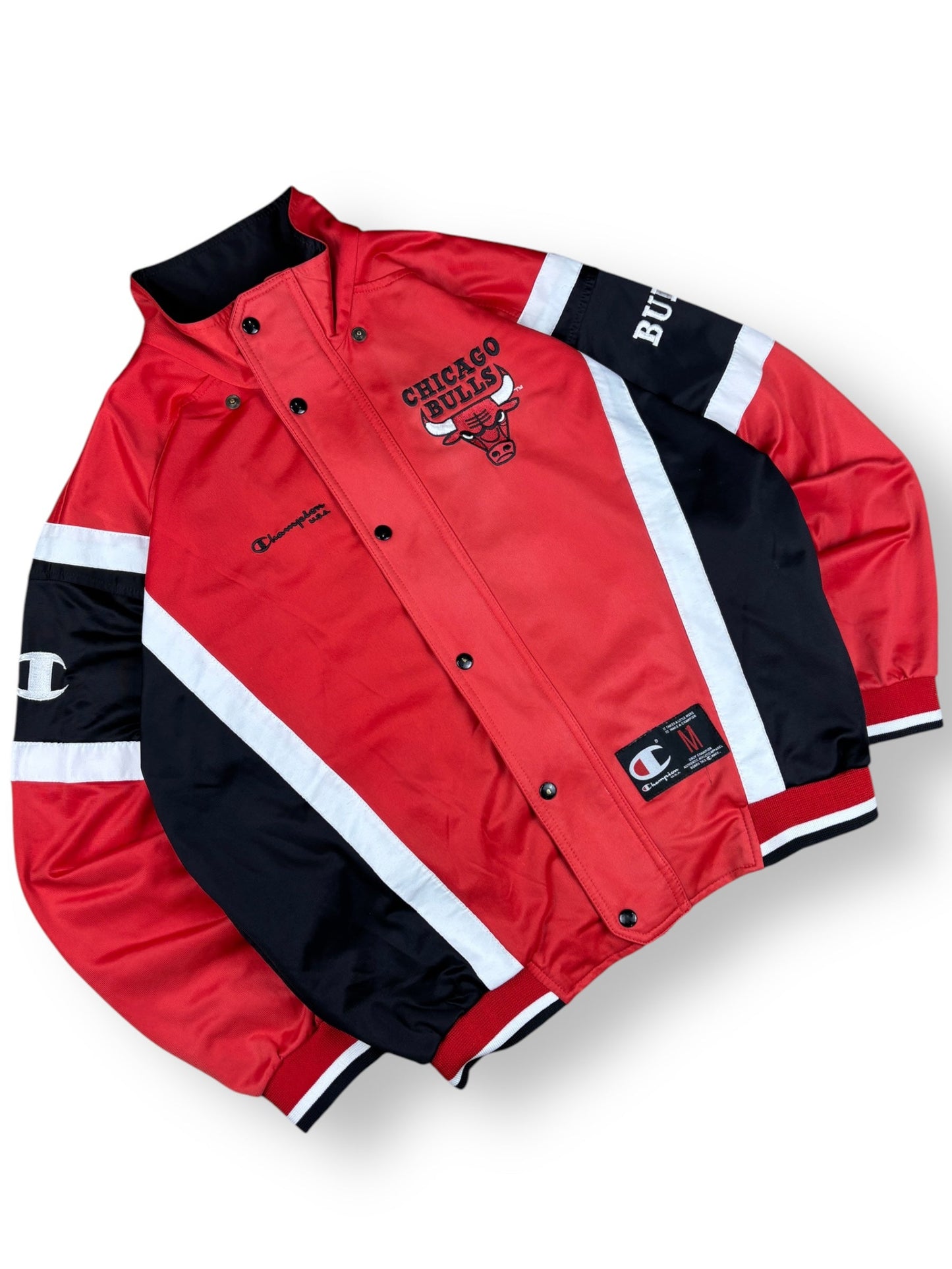1990s Chicago Bulls embroidered trackjacket - M