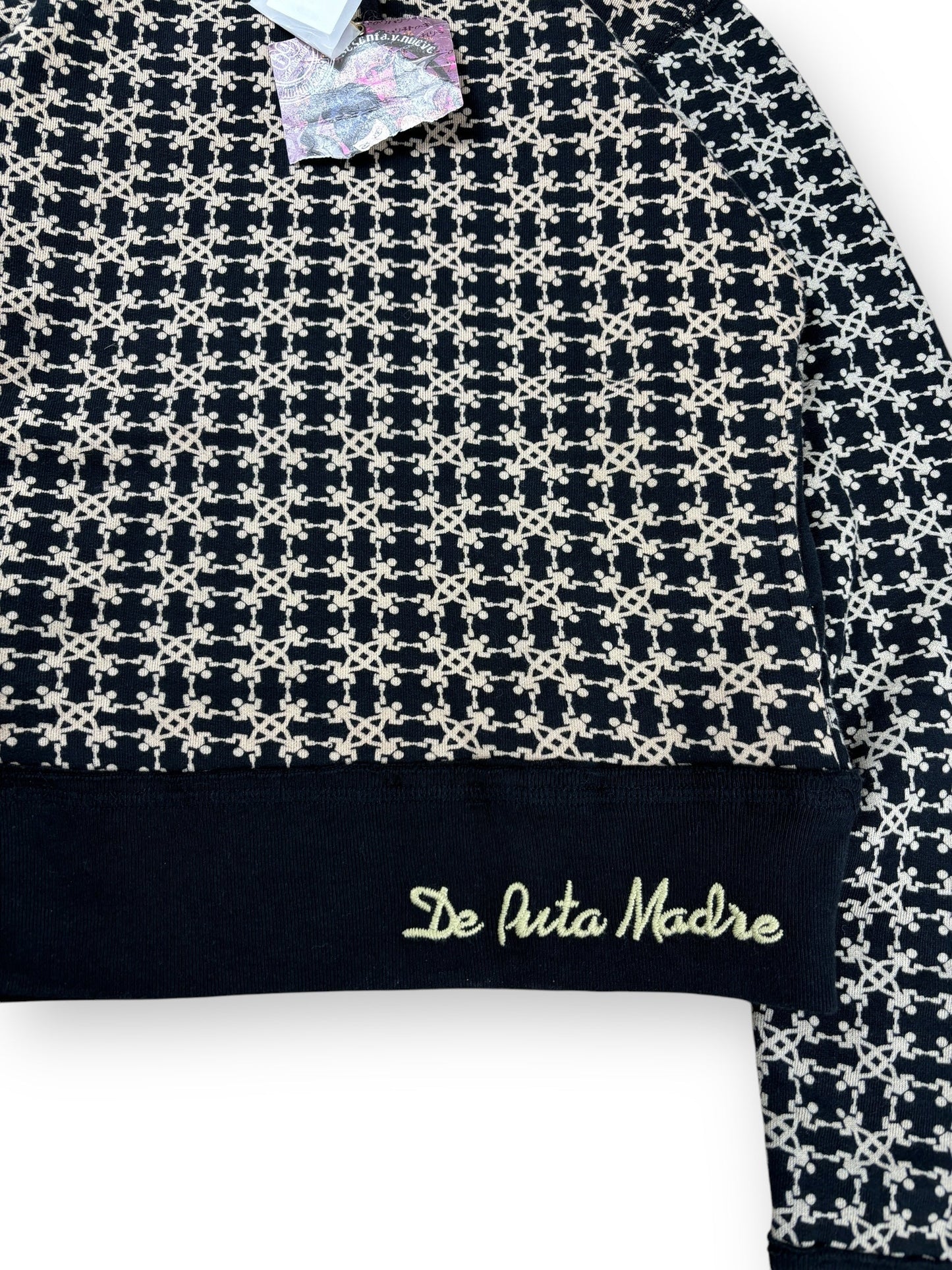 Deadstock 2000sDe Puta Madre patterned hoodie - S(women)