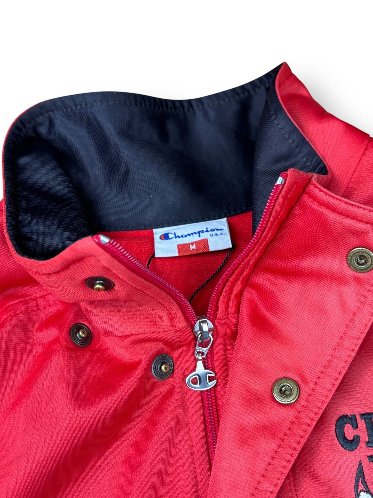 1990s Chicago Bulls embroidered trackjacket - M