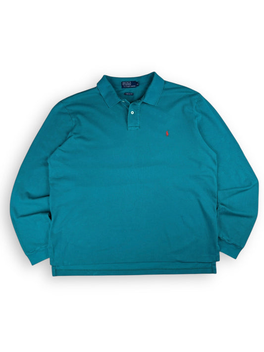 1990s Ralph Lauren longsleeve polo - XL