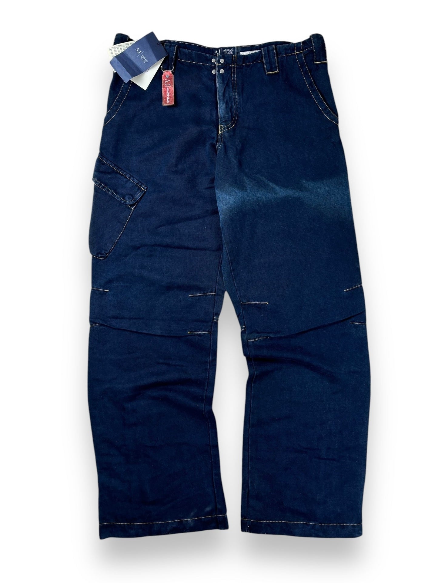 Deadstock 1990s Armani Jeans P25 Hemp fiber jeans - L