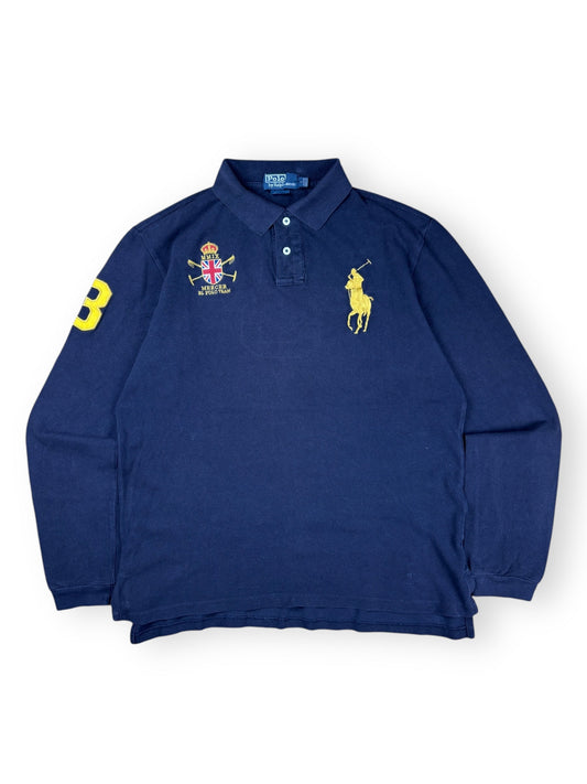 1990s Ralph Lauren longsleeve polo - L