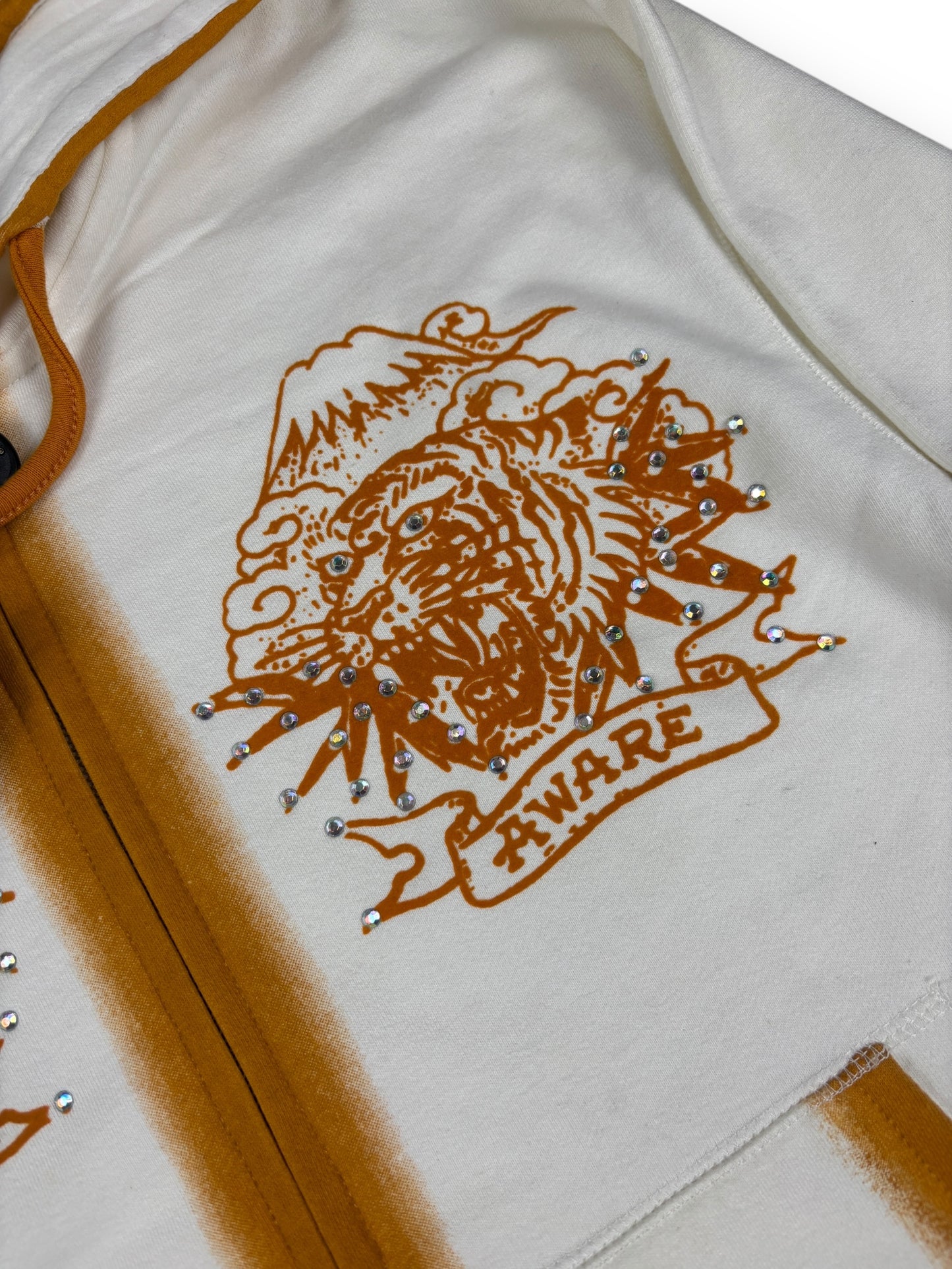 Deadstock 2000s Ed Hardy zipped hoodie - XL