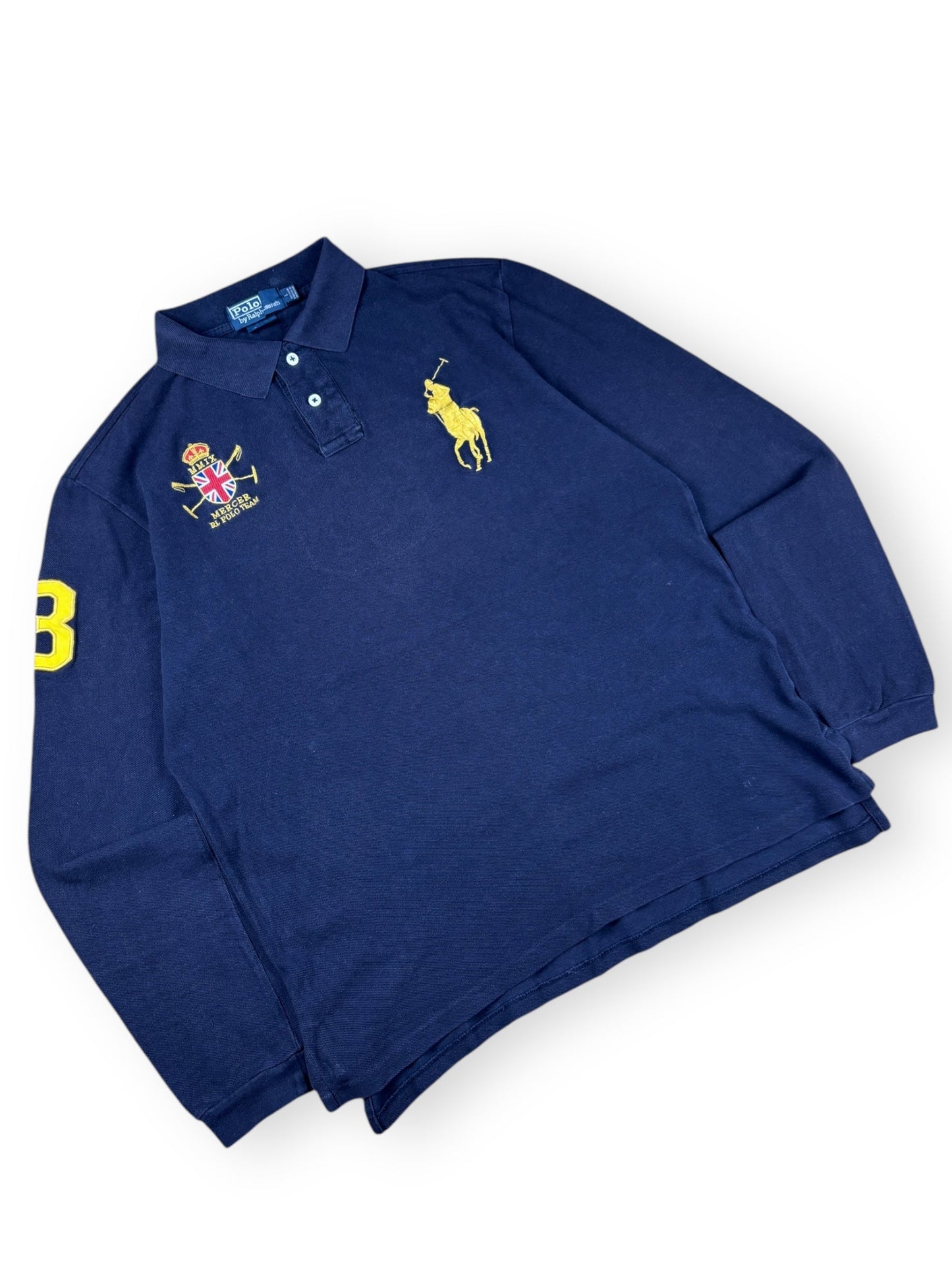 1990s Ralph Lauren longsleeve polo - L
