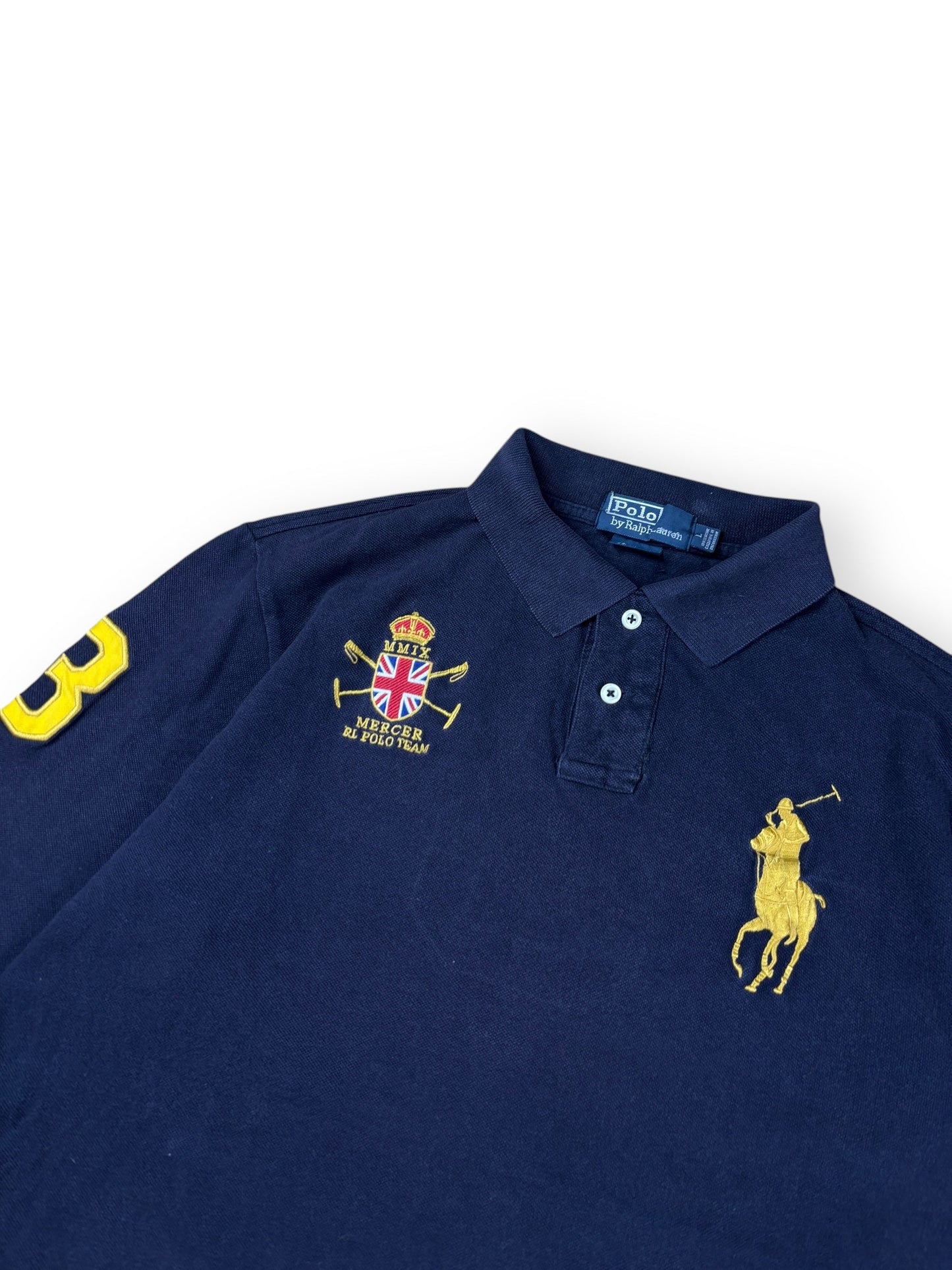 1990s Ralph Lauren longsleeve polo - L