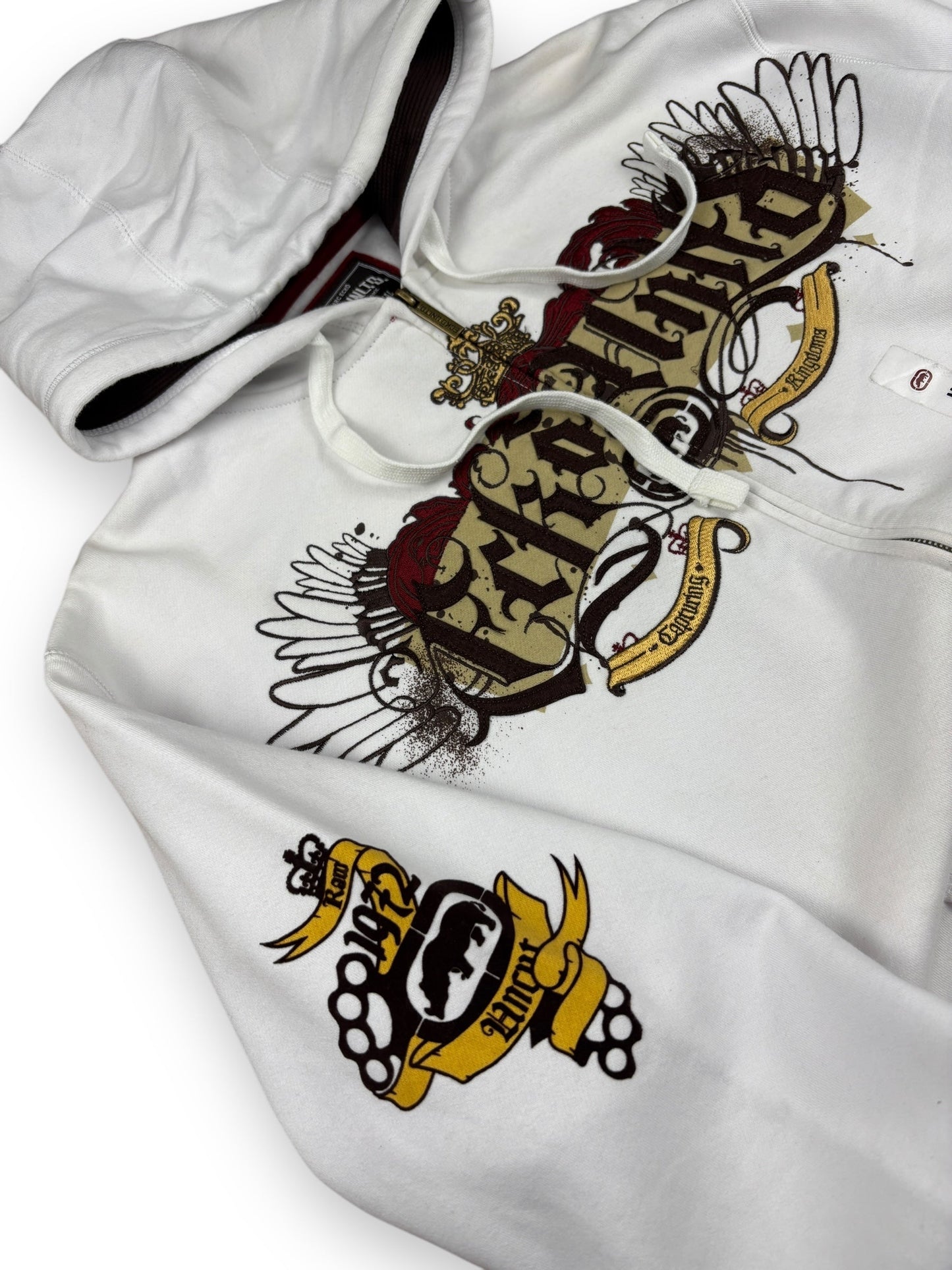 Deadstock 2000s Ecko Unltd zipped hoodie - M
