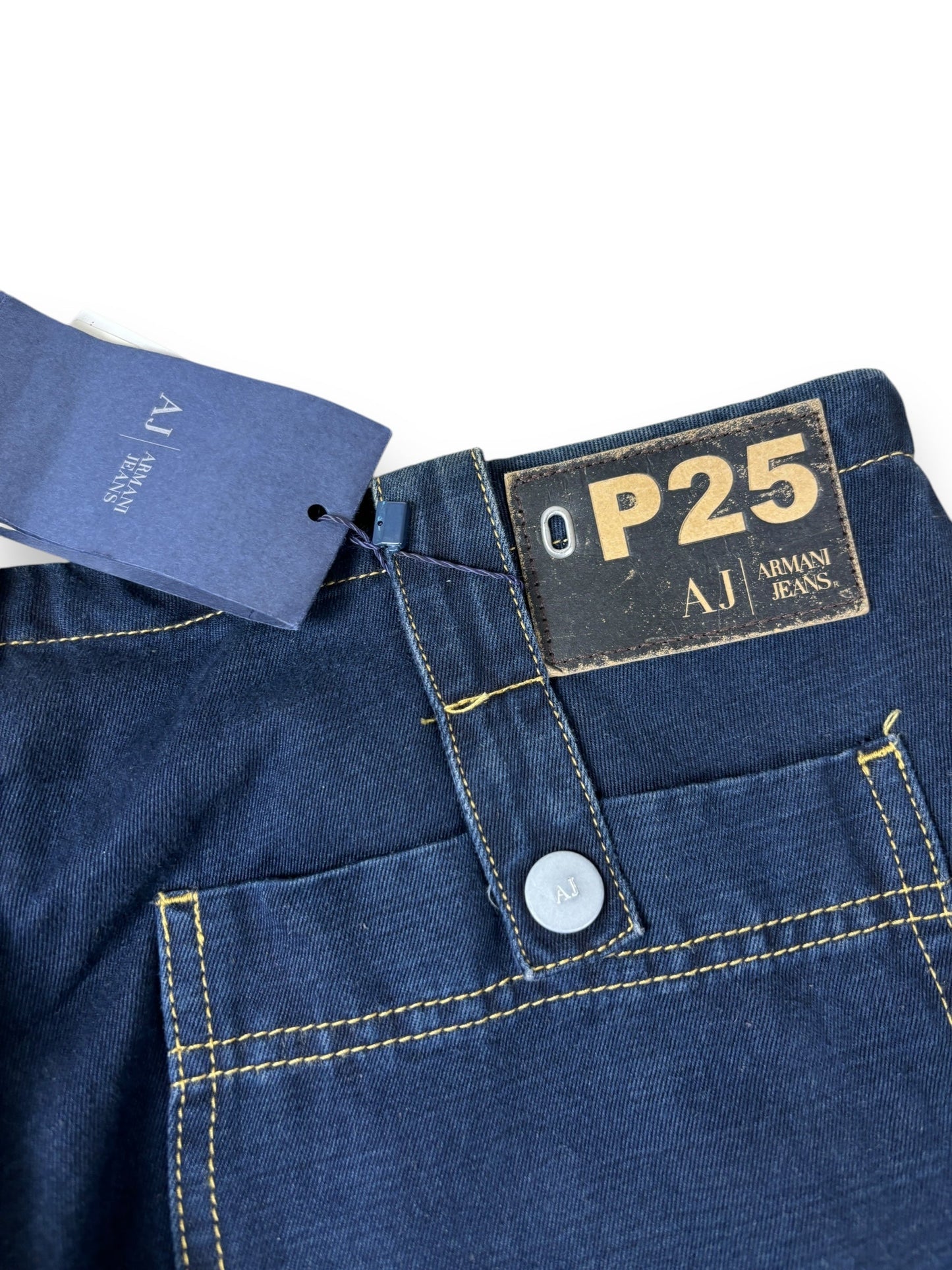 Deadstock 1990s Armani Jeans P25 Hemp fiber jeans - L