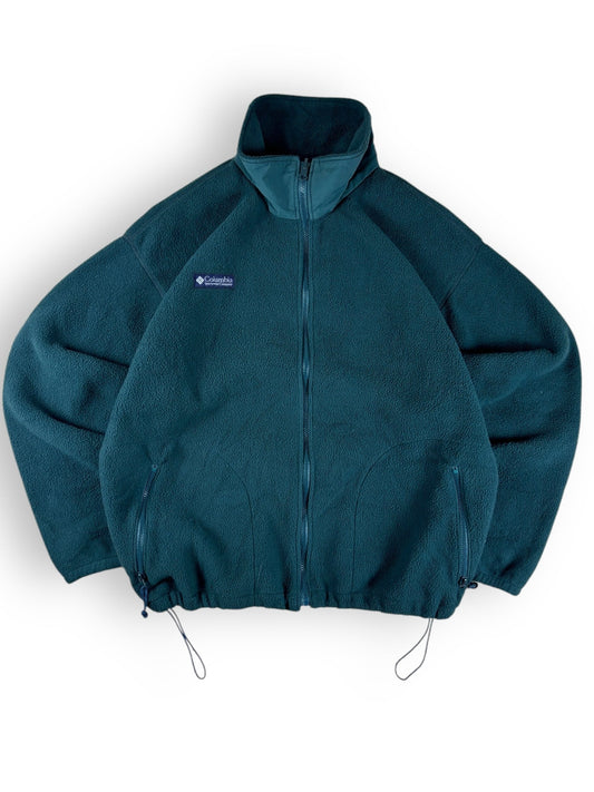 2000s Columbia Made in USA zipped fleece - M(oversize)