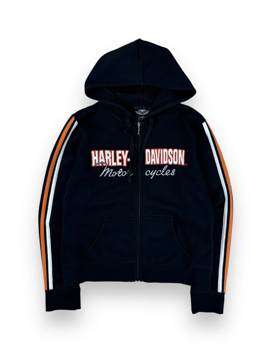 2000s Harley Davidson zipped hoodie - L(women)