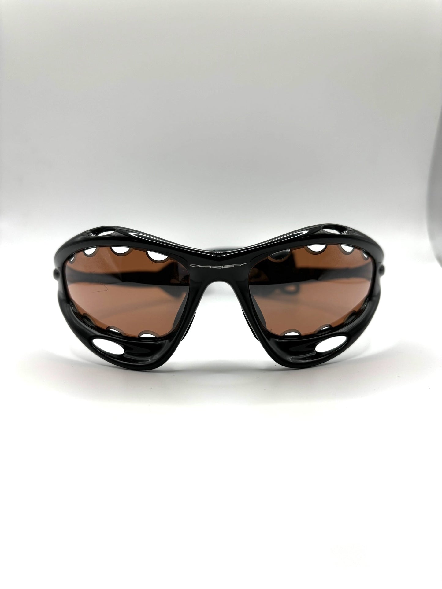 1999 Oakley Water Jacket Black/Persimmon Vented sunglasses