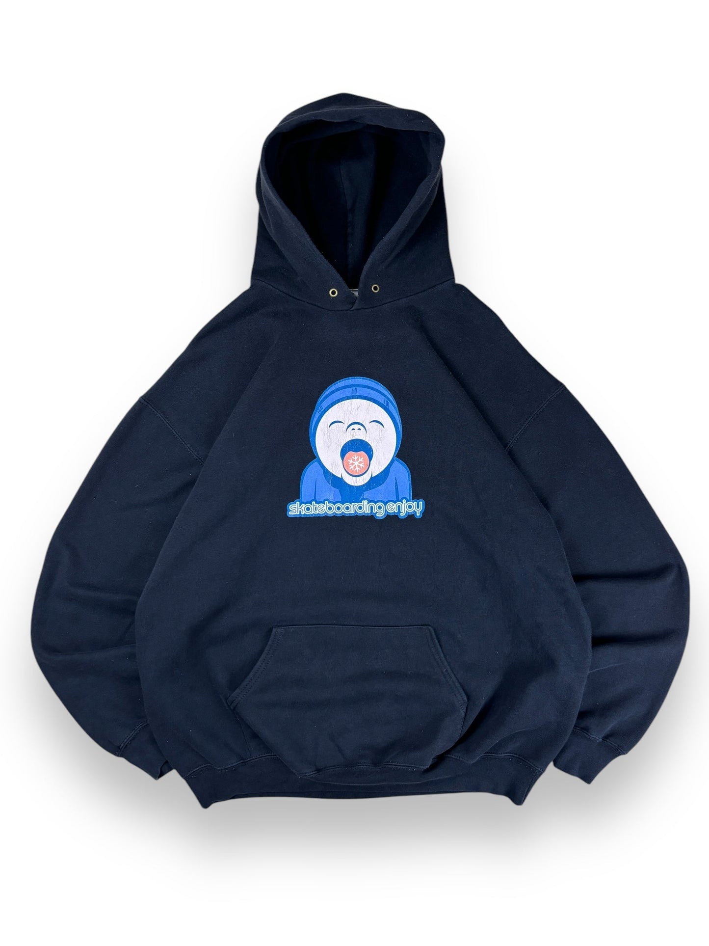 2000s Enjoy skateboarding hoodie - XL