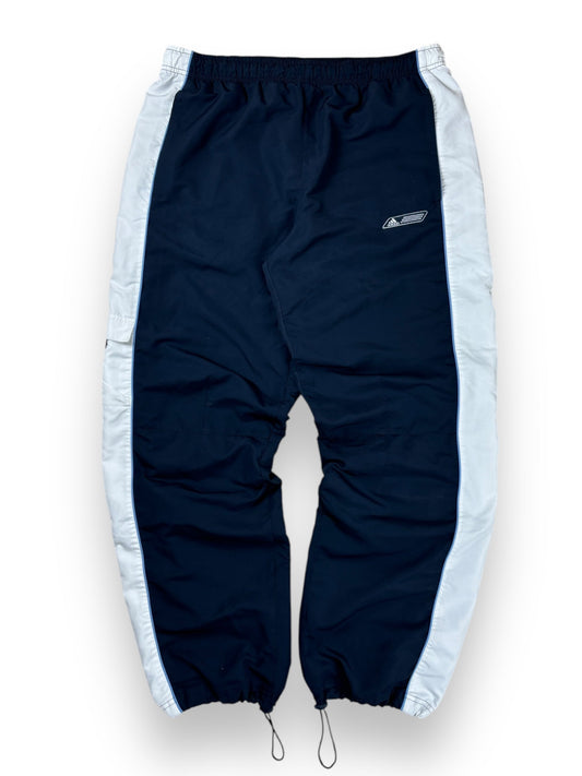 2000s Adidas parachute trackpants - M