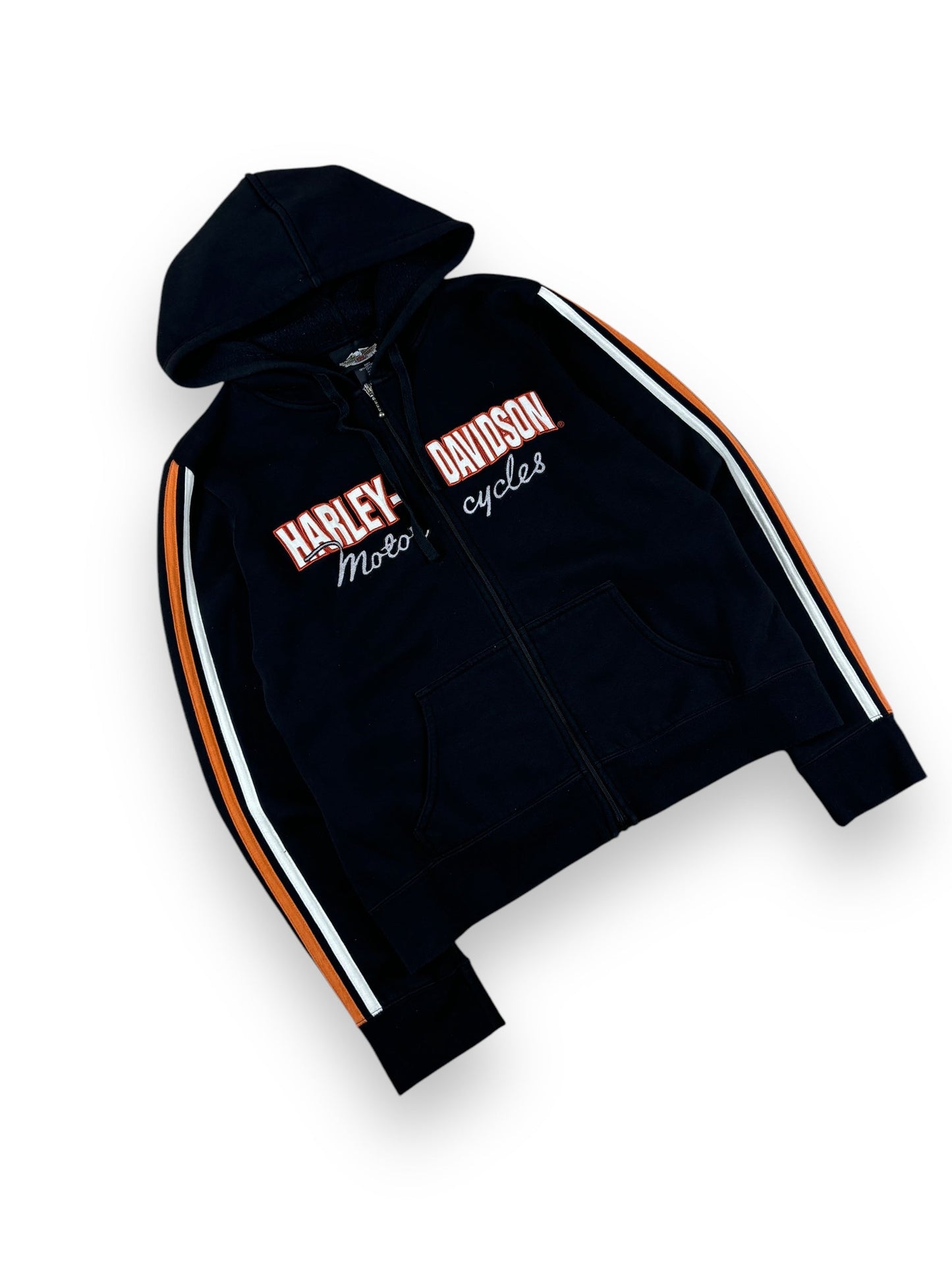 2000s Harley Davidson zipped hoodie - L(women)