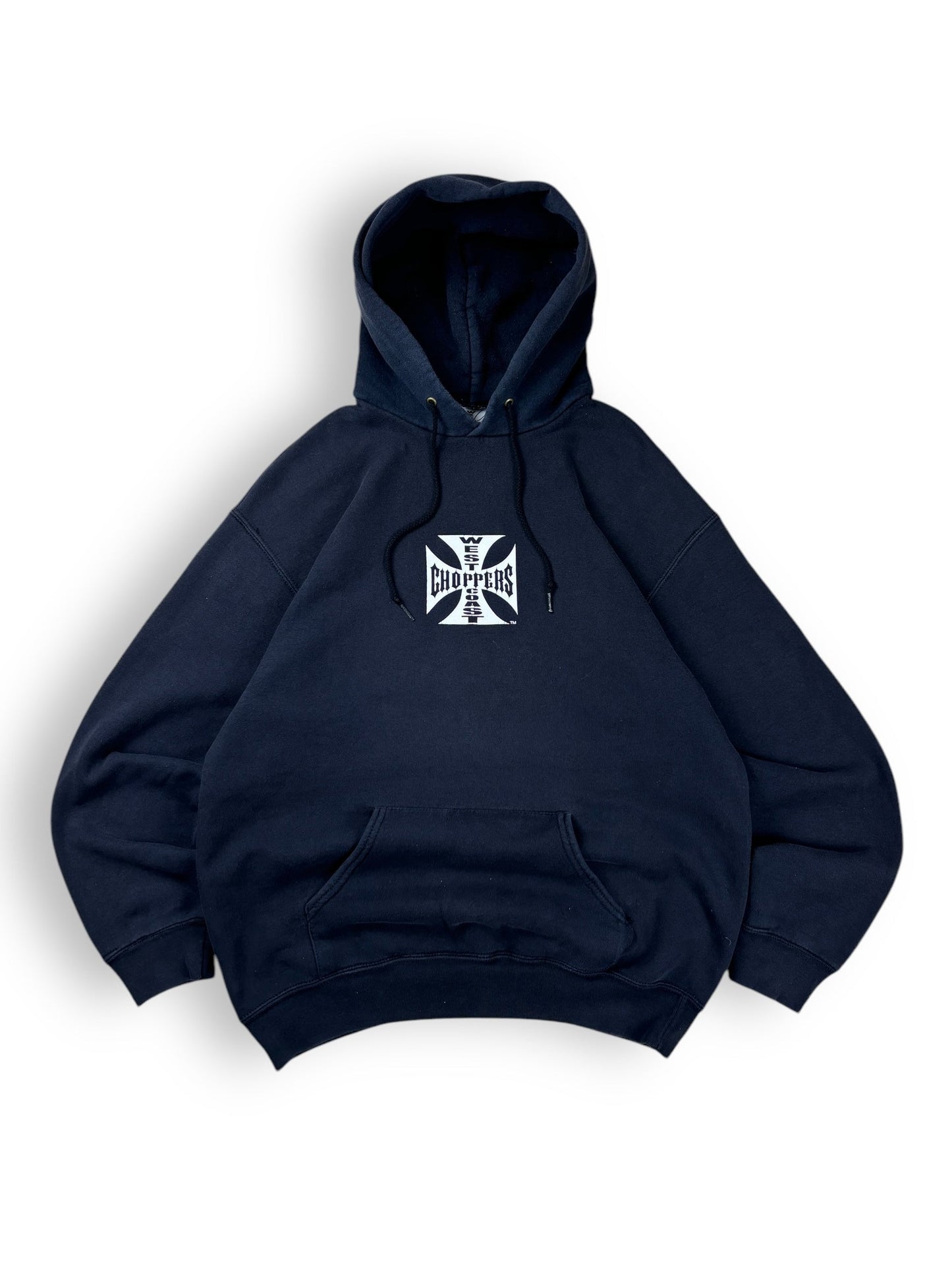 1990s West Coast Choppers printed hoodie - M
