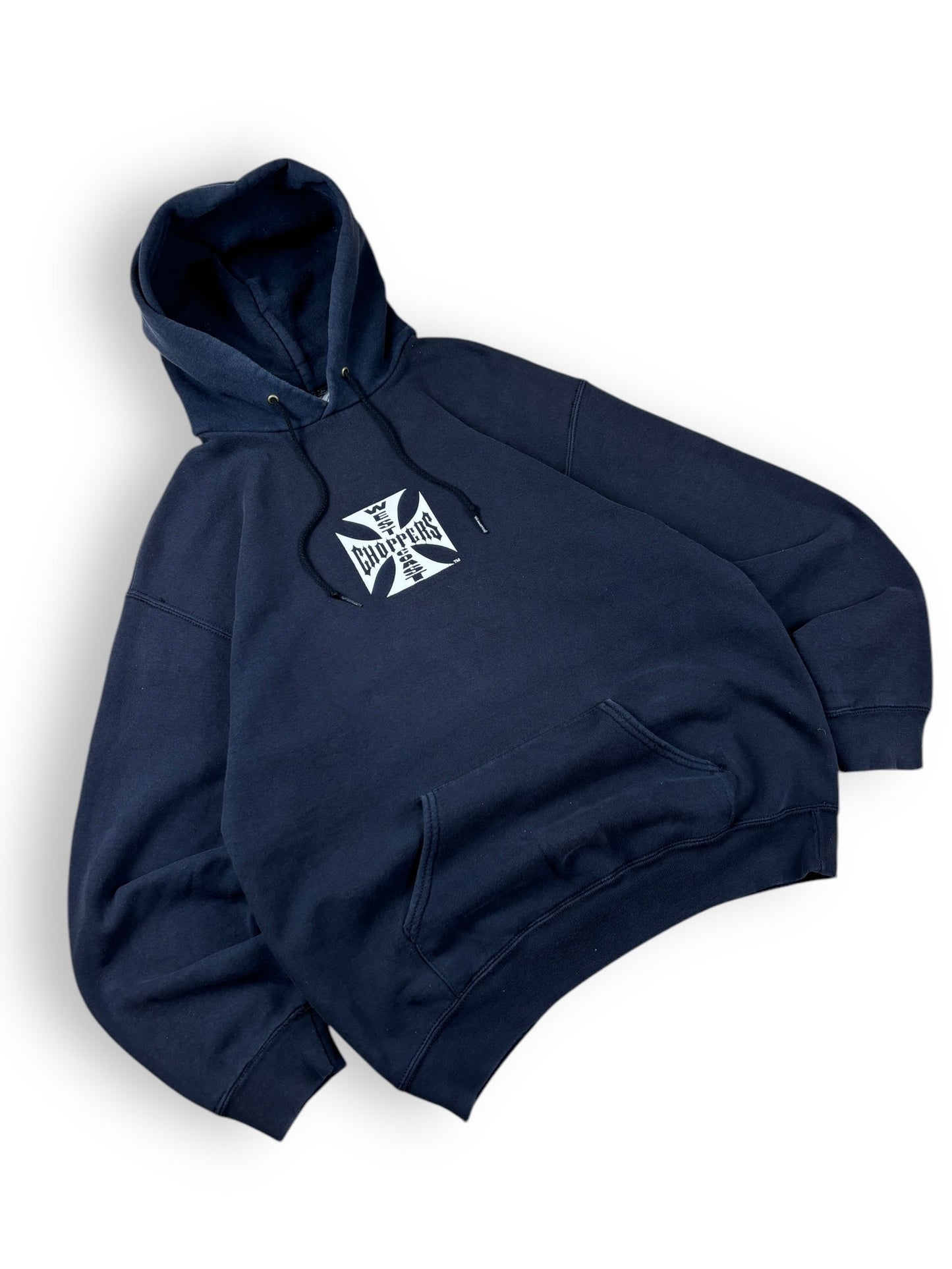 1990s West Coast Choppers printed hoodie - M