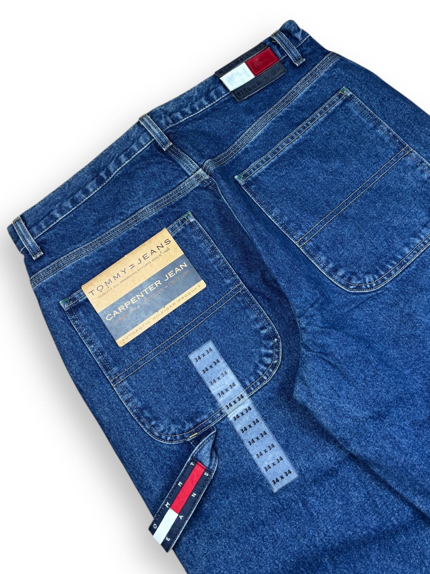 Deadstock 2000s Hilfiger Carpenter baggy jeans - 34x34