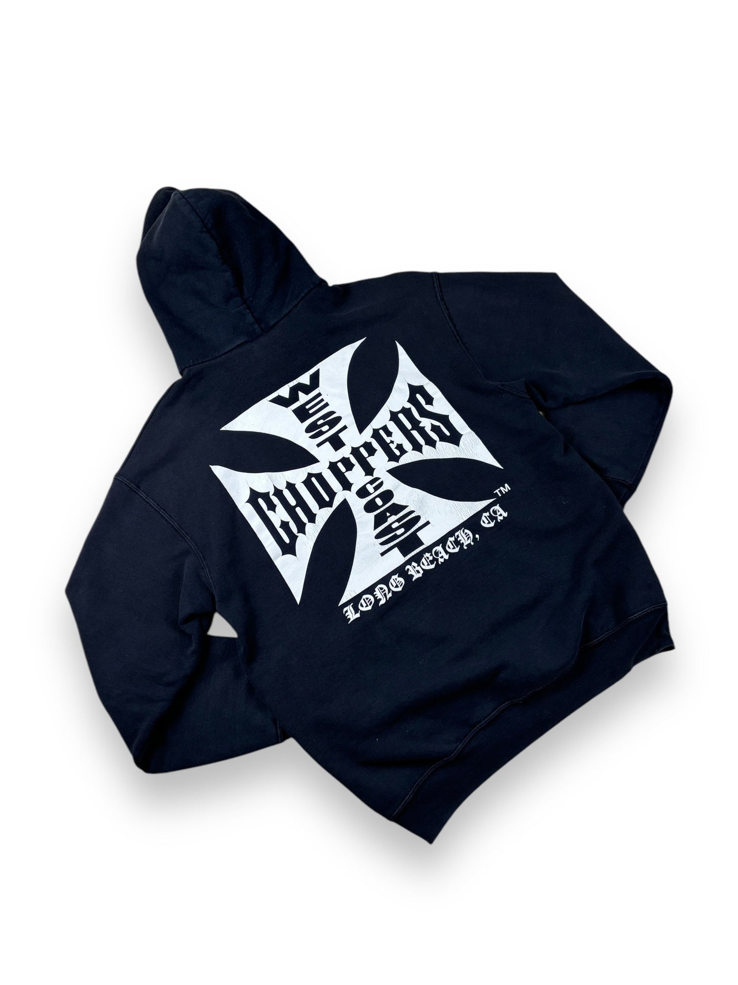 1990s West Coast Choppers printed hoodie - M