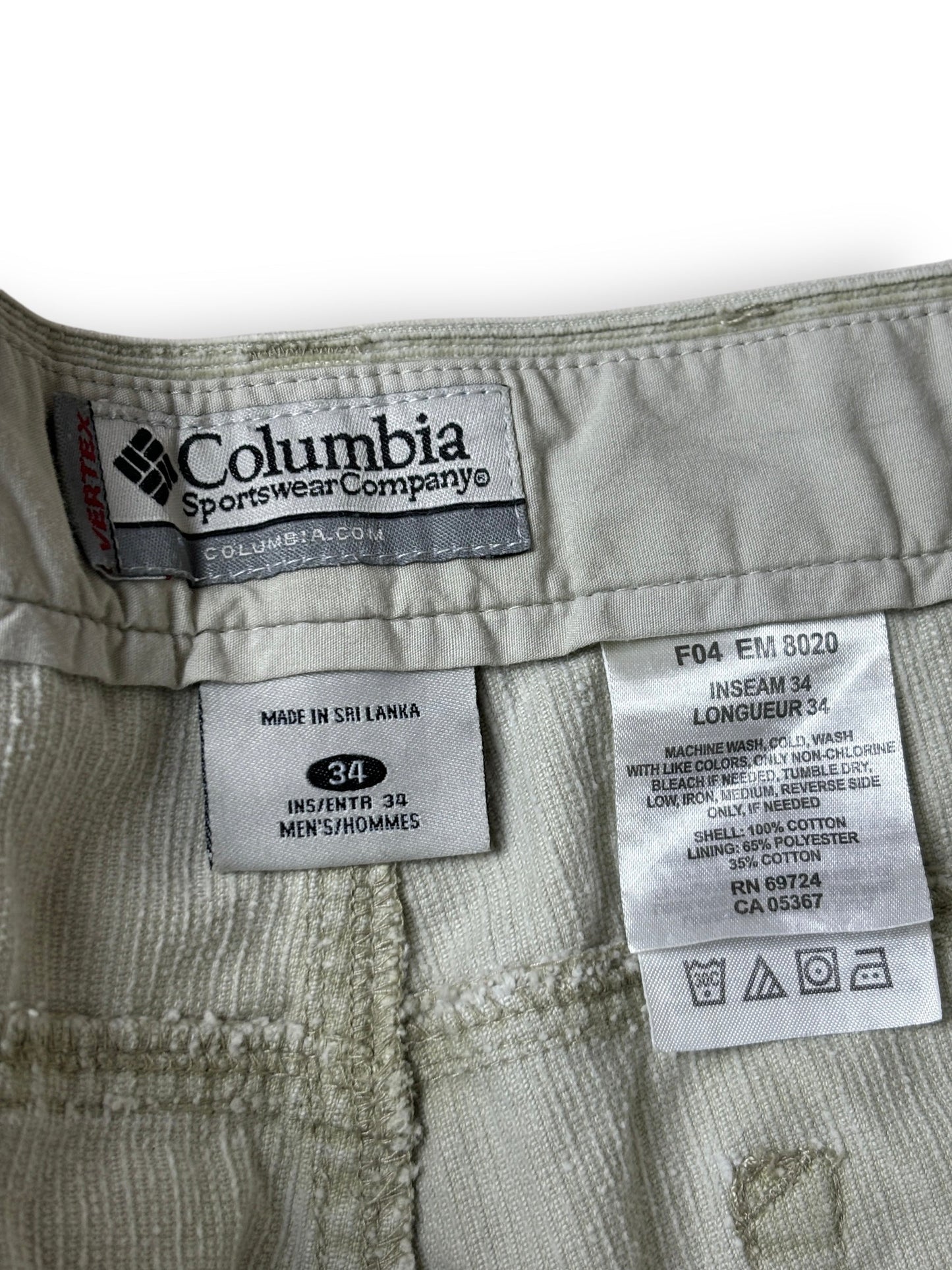 Vintage Columbia corduroy carpenter pants - 34