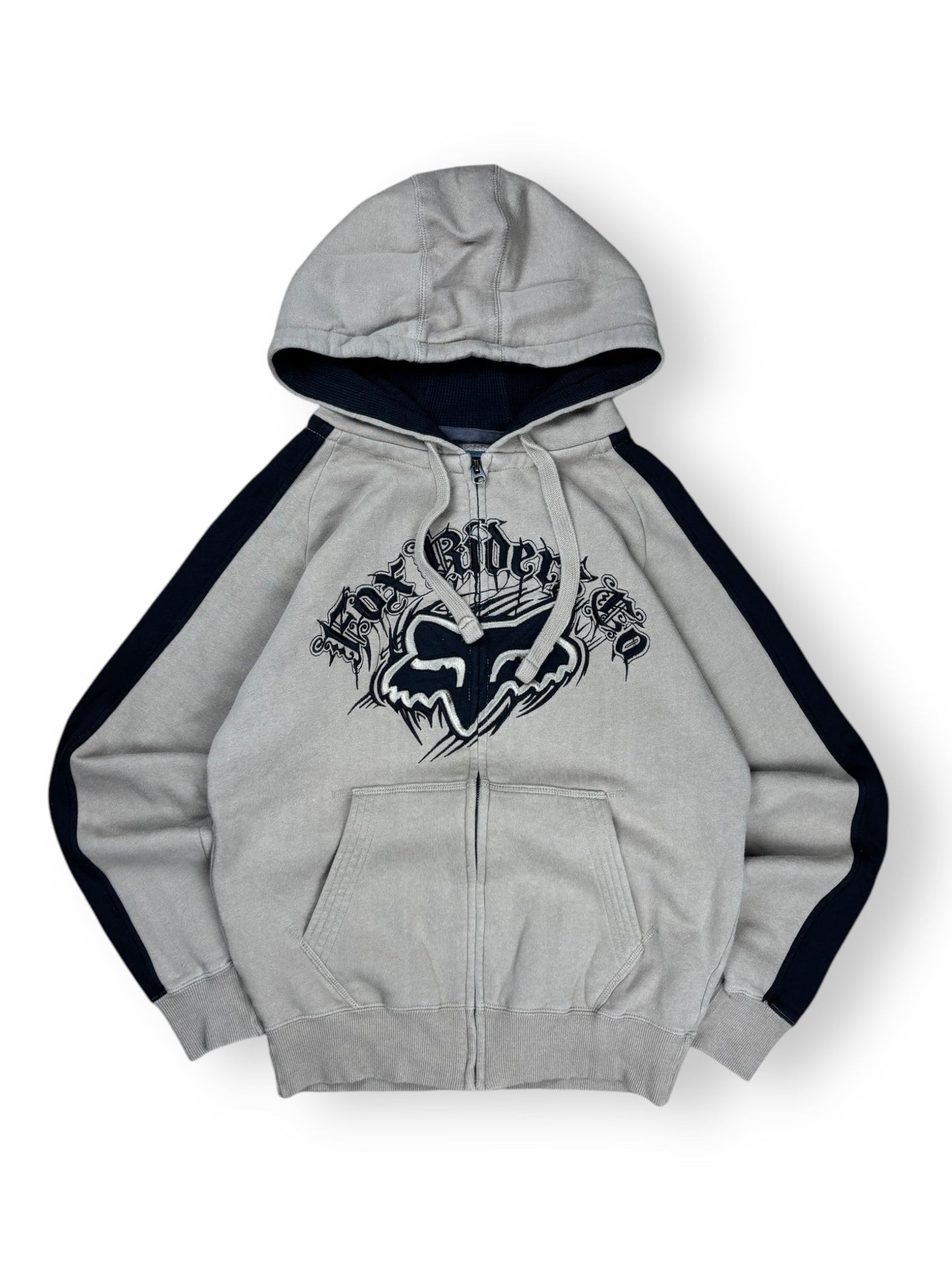 Deadstock 2000s Fox zipped hoodie - S