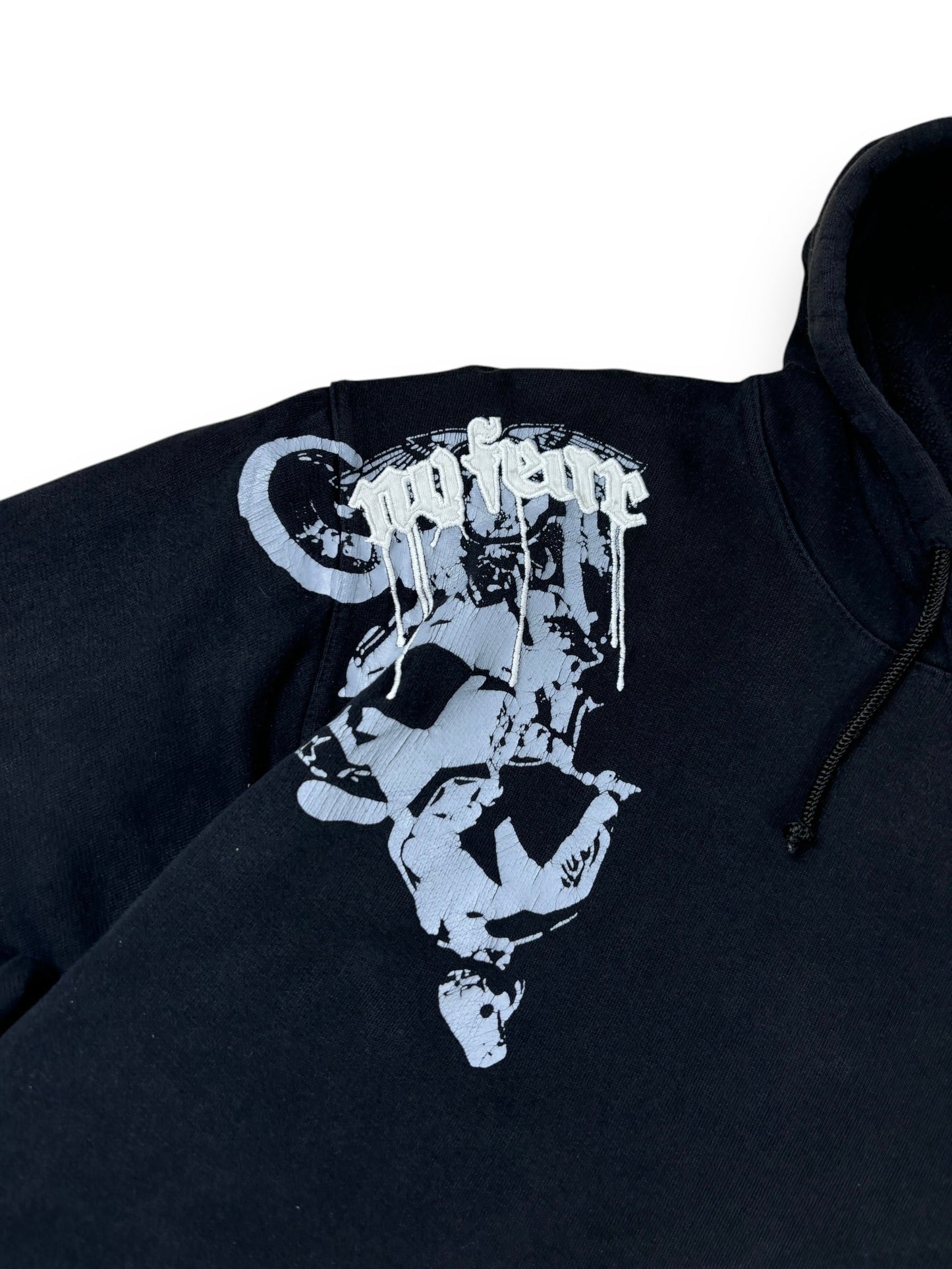 2000s No Fear printed hoodie - L