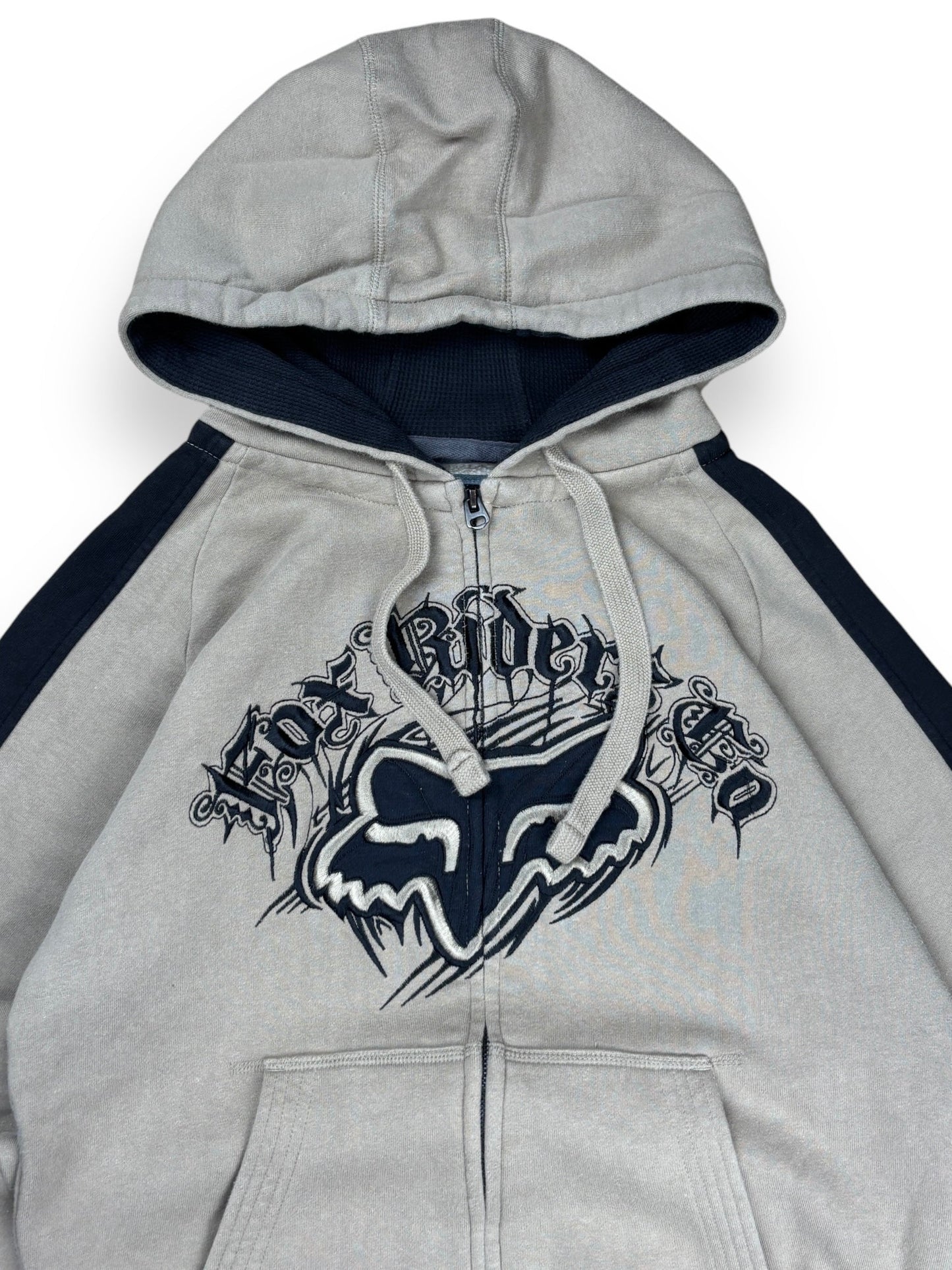 Deadstock 2000s Fox zipped hoodie - S