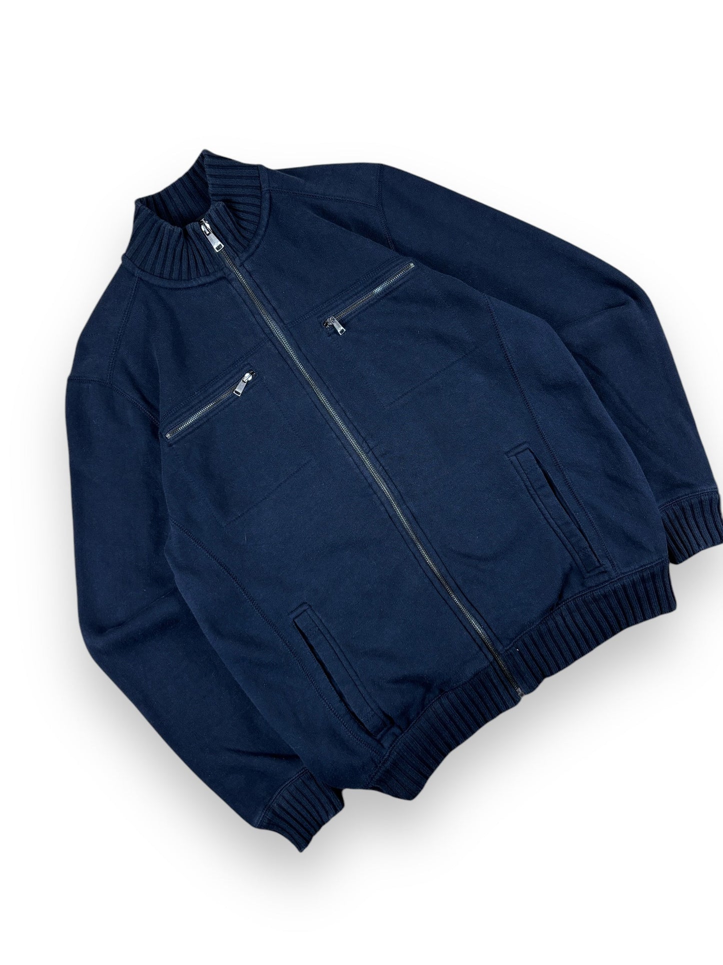 2000s Calvin Klein zipped pullover - M