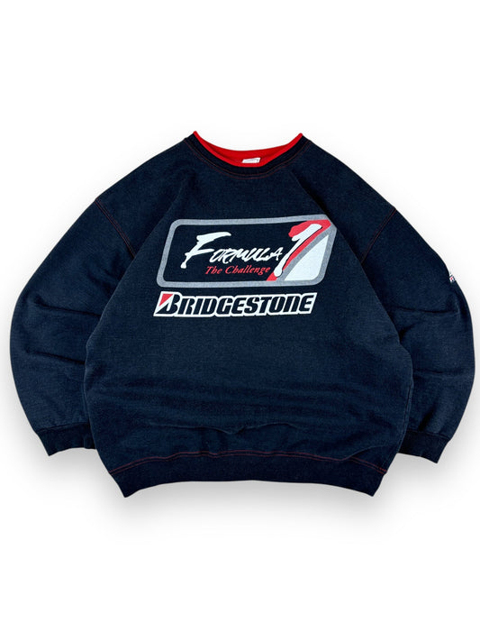 1990s Formula 1 Bridgestone faded crewneck - L