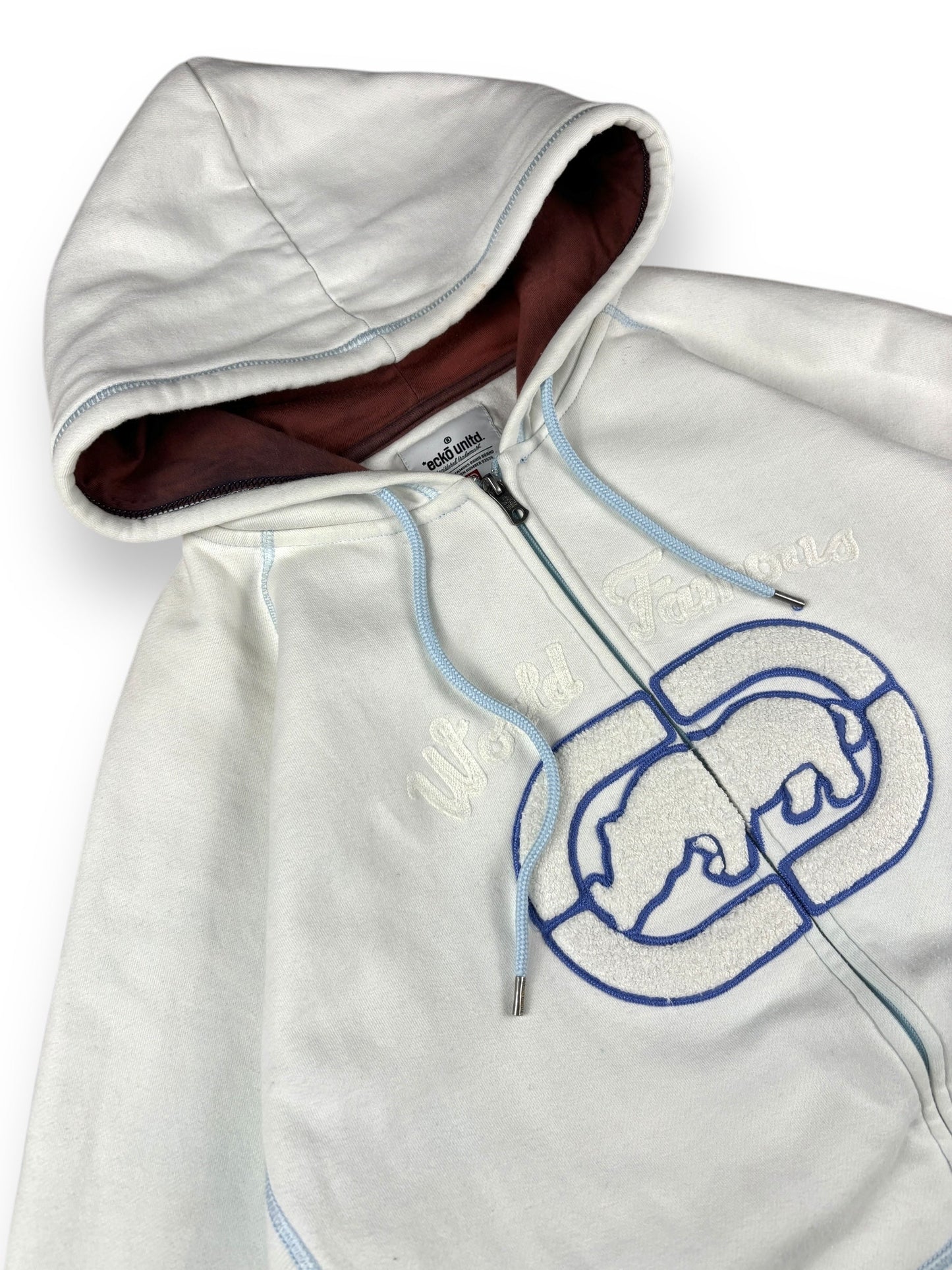 2000s Ecko zipped hoodie - XL