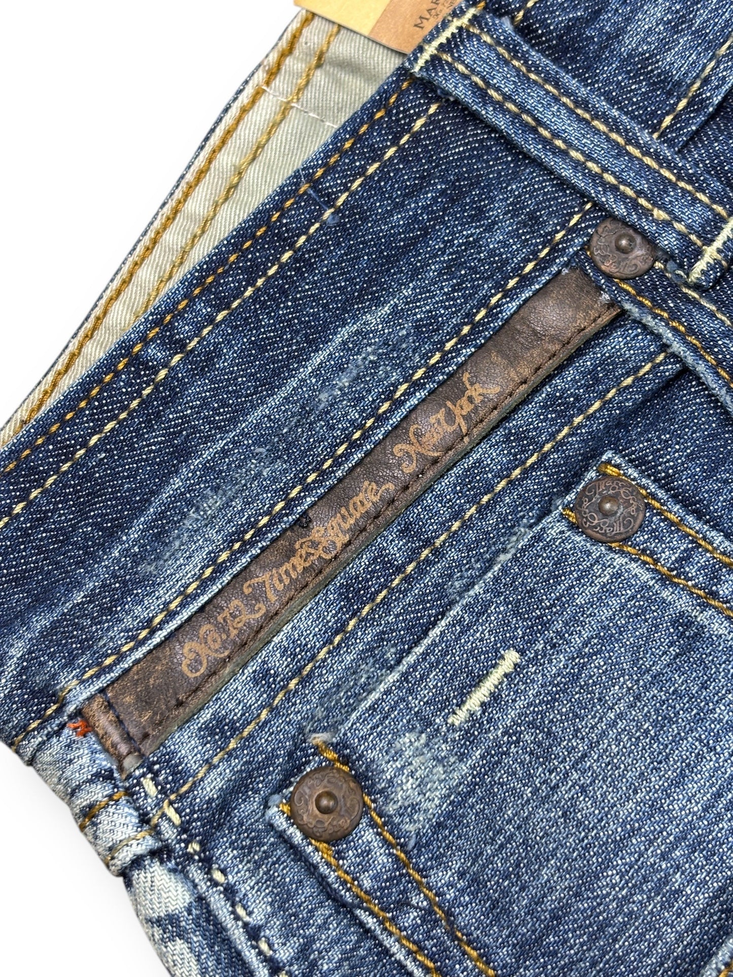 Deadstock 2000s Marck Ecko embroidered jeans - 32