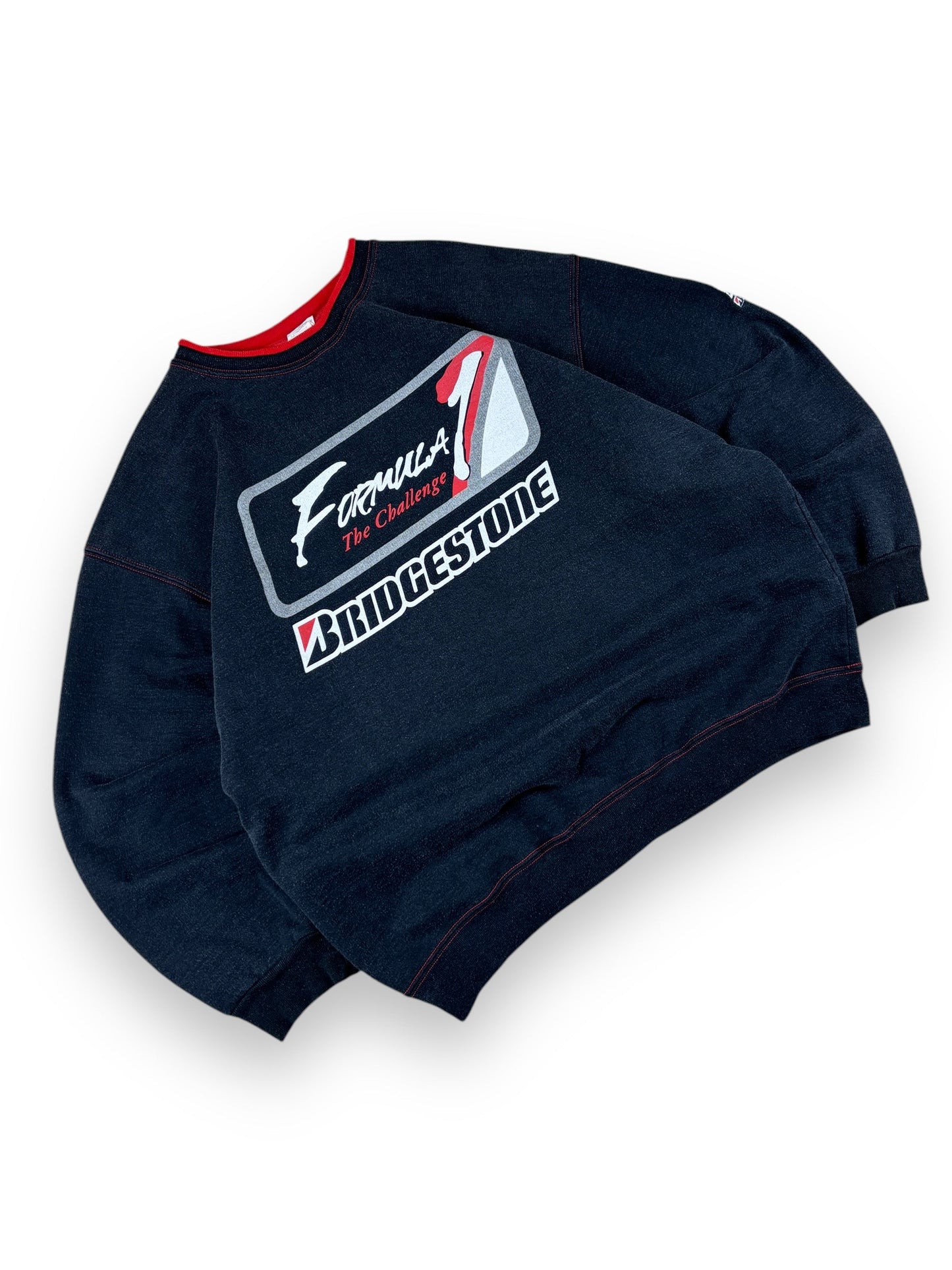 1990s Formula 1 Bridgestone faded crewneck - L
