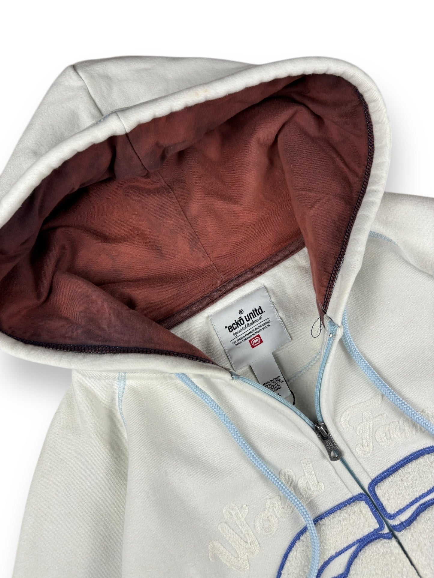 2000s Ecko zipped hoodie - XL