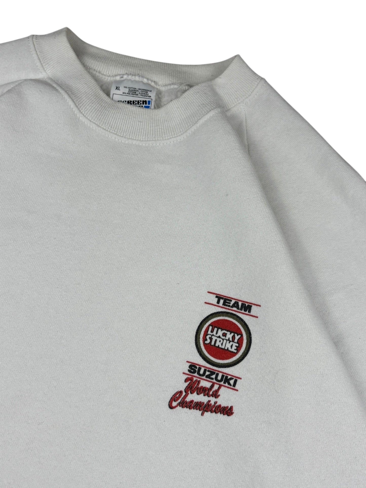 1990s Team Lucky Strike Suzuki crewneck - XL