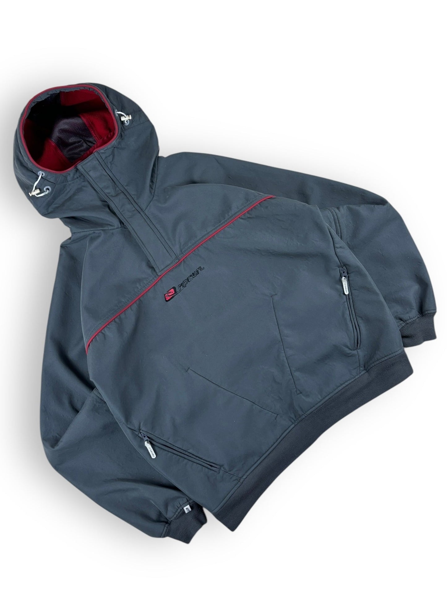 2000s Ripcurl 3/4 zip softshell jacket - M